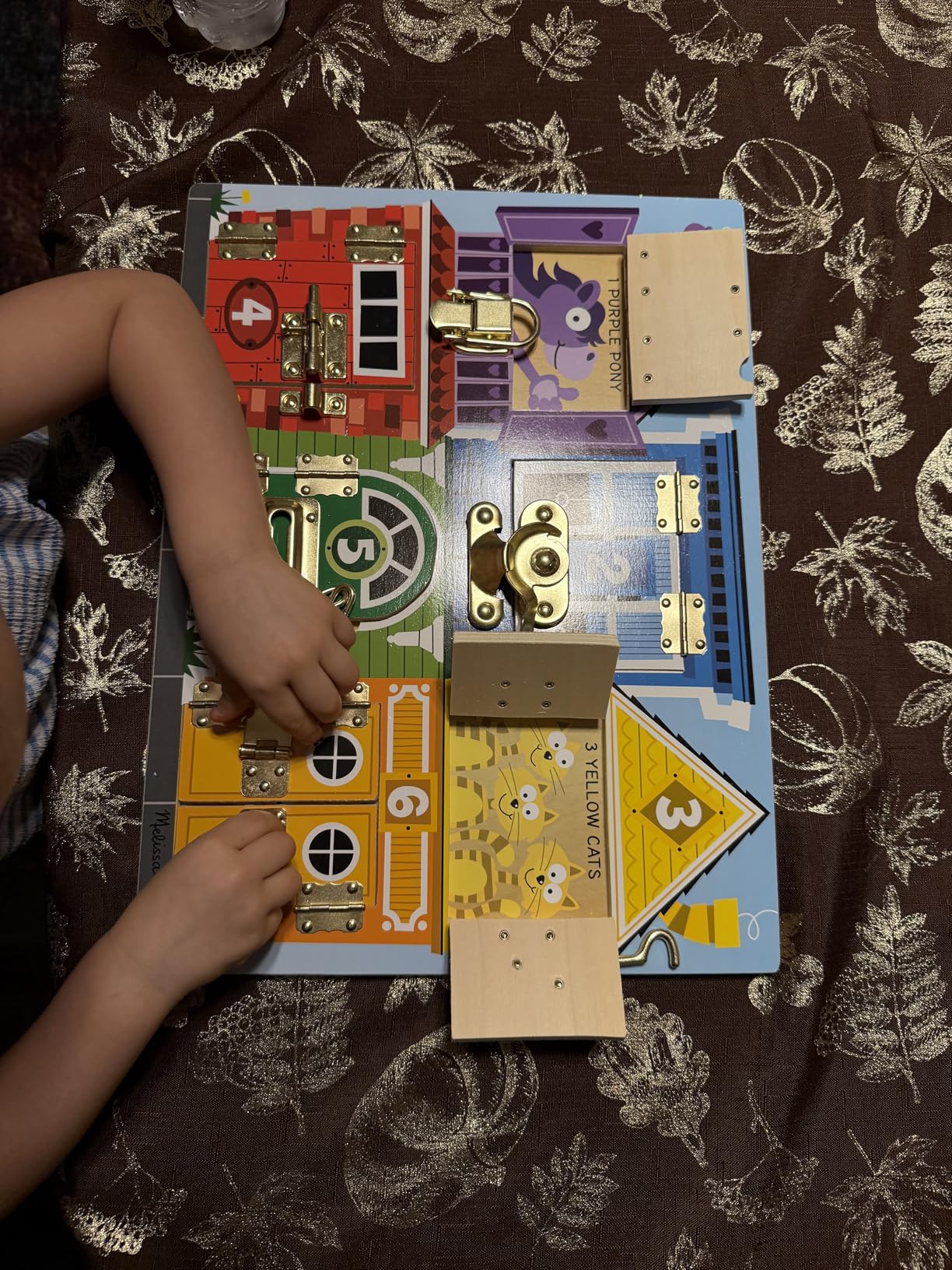 Melissa & Doug Latches Wooden Activity Board - Montessori Busy Board for Preschool Toys, Sensory Toys for Kids, Learning Resources for Ages 3+ customer photo 2