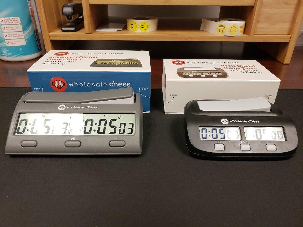 Wholesale Chess Basic Digital Chess Clock & Game Timer with Bonus and Delay customer photo 1