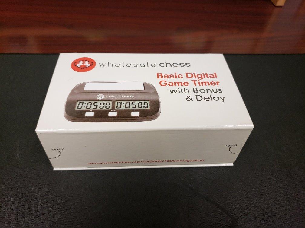 Wholesale Chess Basic Digital Chess Clock & Game Timer with Bonus and Delay customer photo 2