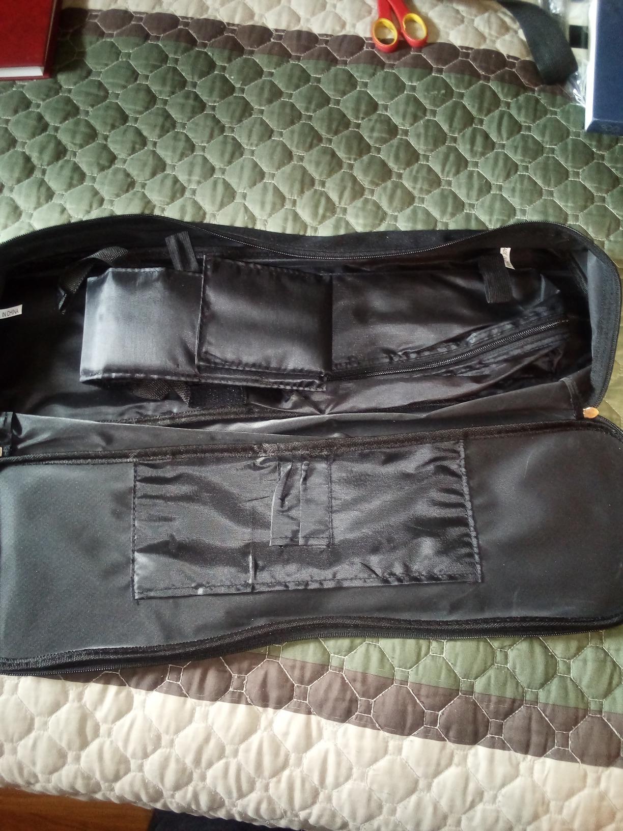 WE Games Black Tournament Chess Bag, Durable Carrying Case for Roll Up Chess Sets, Fits 20 inch Roll Up Chessboard & 34 Chessmen customer photo 1