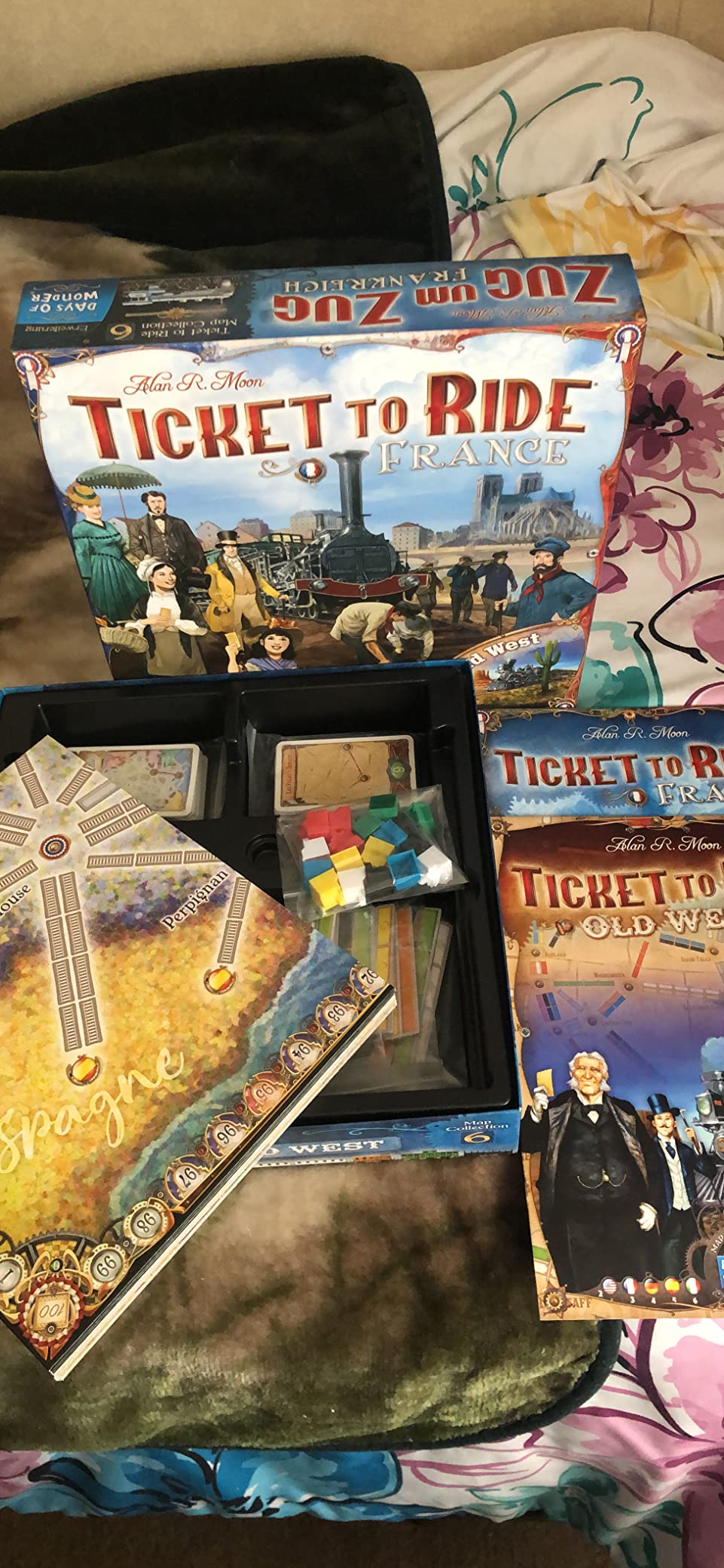Asmodee Ticket to Ride France + Old West Board Game Expansion - Train Route Strategy Game, Fun Family Game for Kids & Adults, Ages 8+, 2-6 Players, 30-60 Minute Playtime customer photo 2