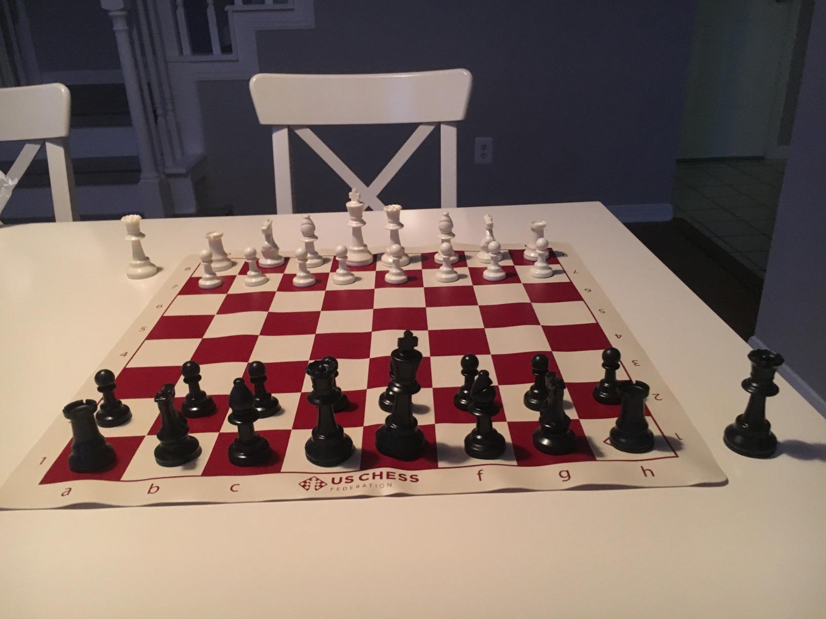 US Chess Quiver Chess Set Combo - Black, Single-Weighted Regulation Plastic Pieces customer photo 1