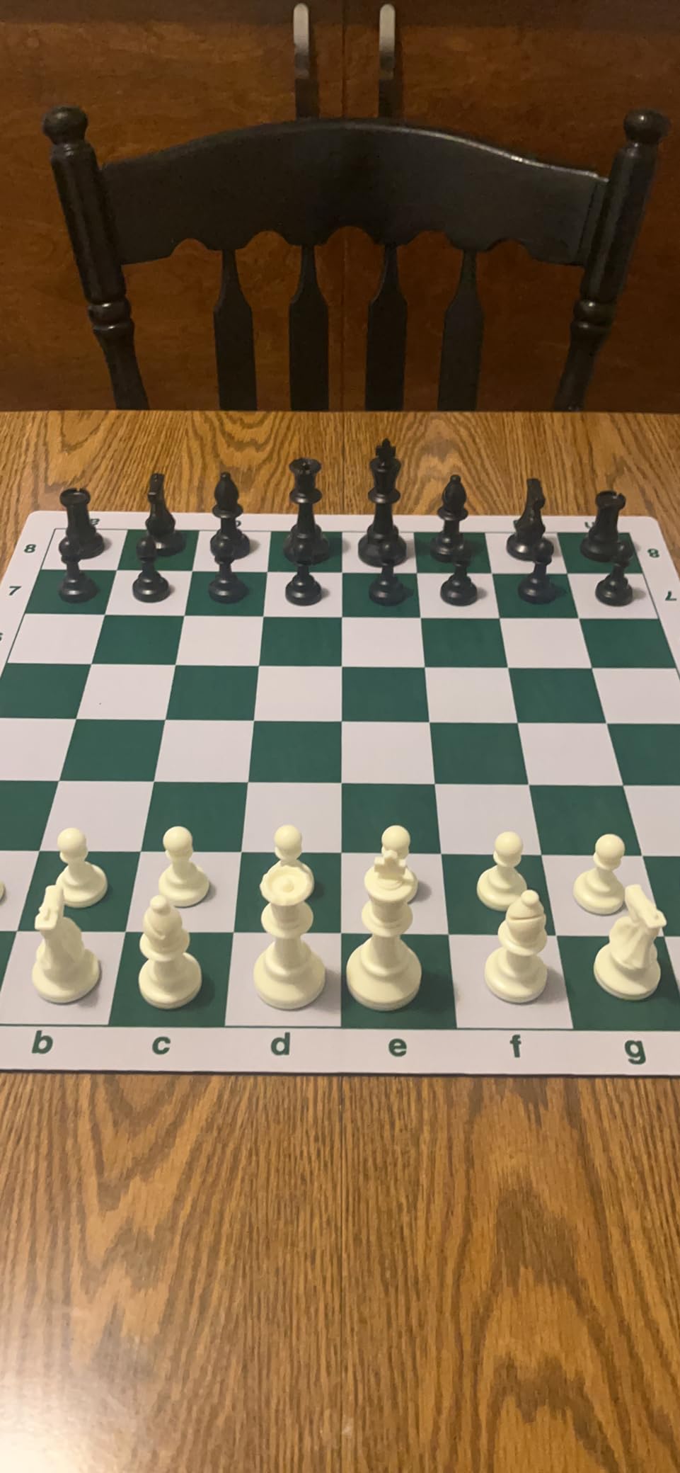 Wholesale Chess Triple Weighted Pieces and Mousepad Board Chess Set (Green) customer photo 1