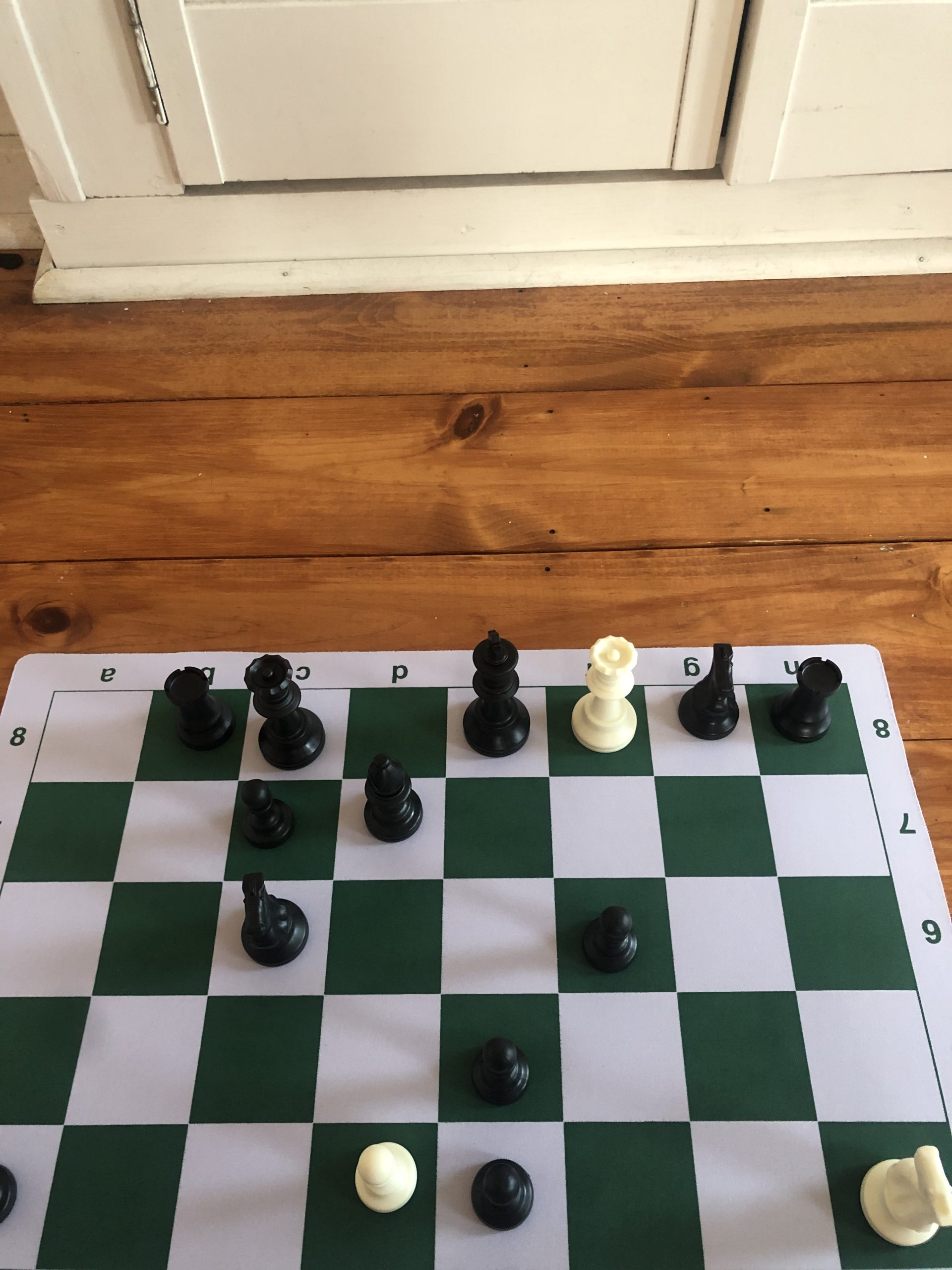 Wholesale Chess Triple Weighted Pieces and Mousepad Board Chess Set (Green) customer photo 2