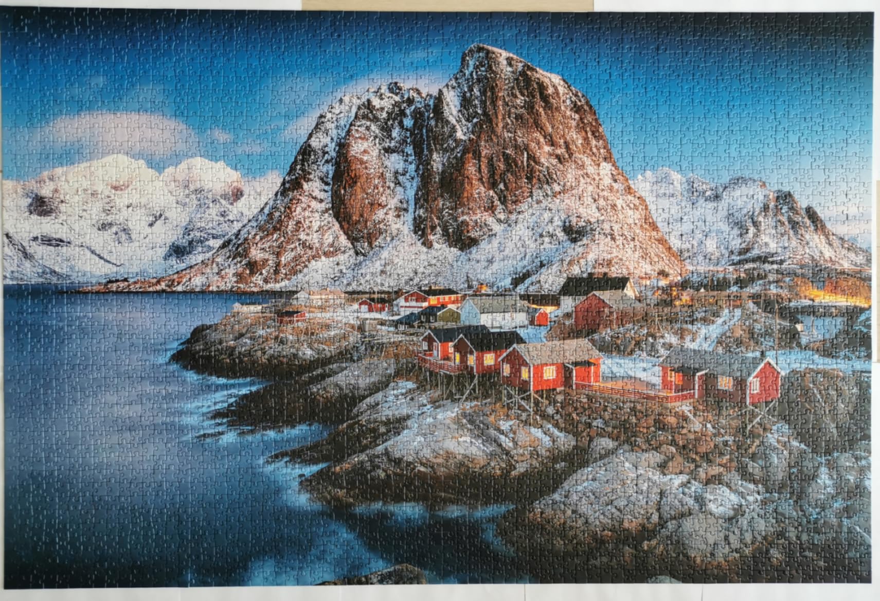 Ravensburger Hamnoy, Lofoten 3000 Piece Jigsaw Puzzle for Adults - 17081 | Premium Quality, Durable Blueboard | Unique Handcrafted Tooling | Perfect Interlocking Fit customer photo 1