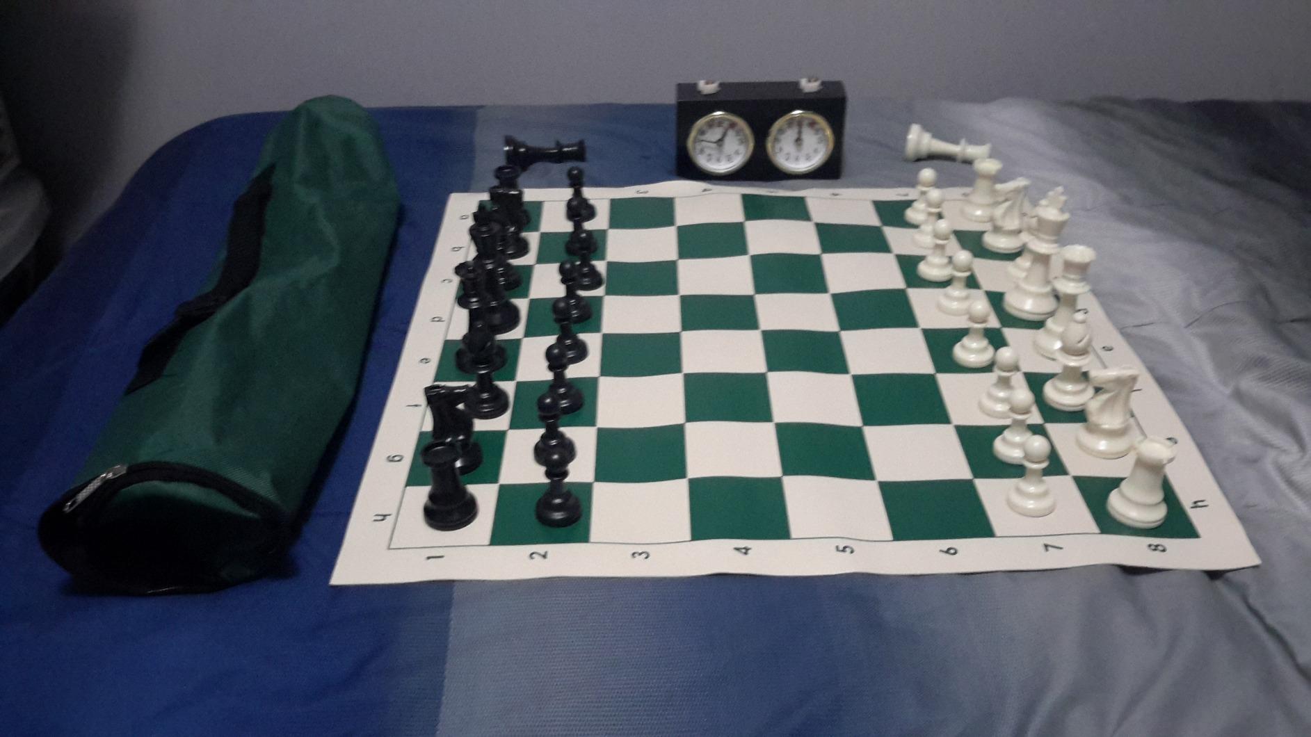 The House of Staunton Regulation Wooden Mechanical Chess Clock - Dark Wood customer photo 1
