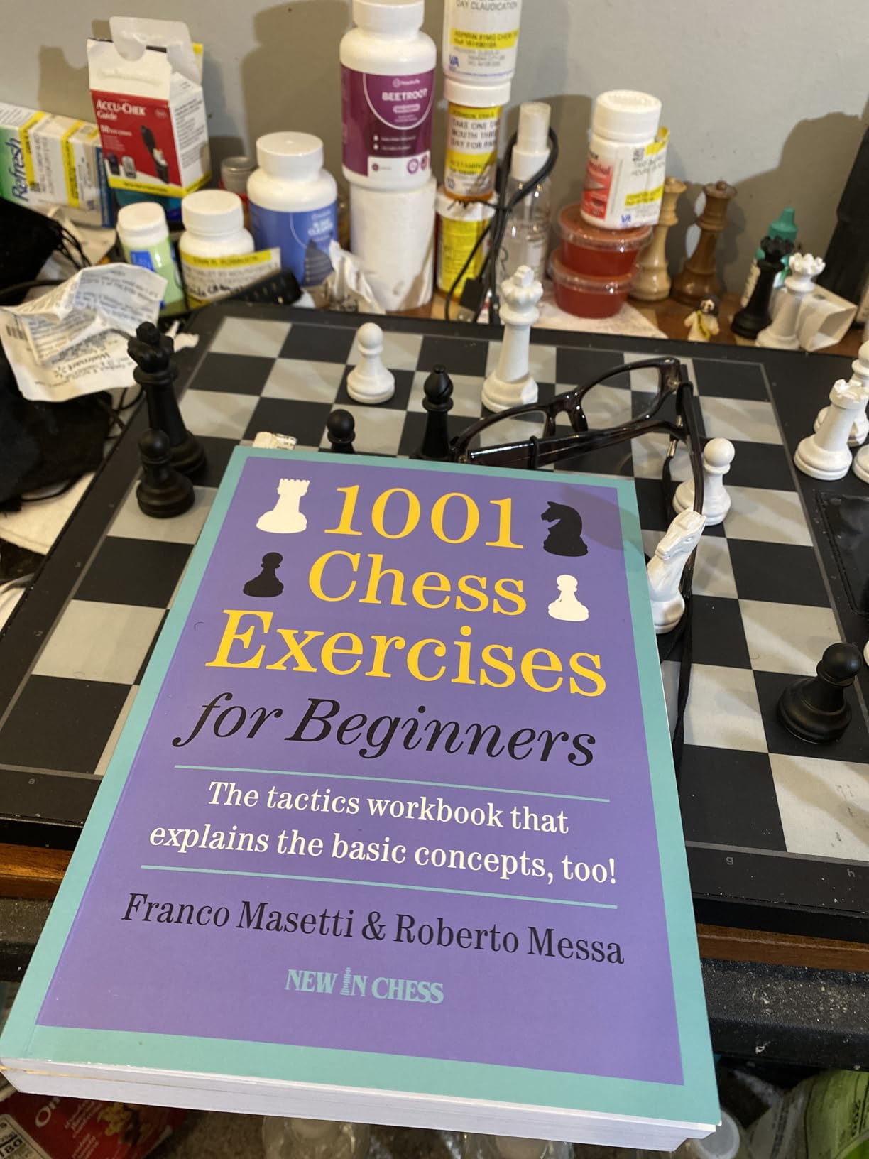 1001 Chess Exercises for Beginners: The Tactics Workbook that Explains the Basic Concepts, Too customer photo 1