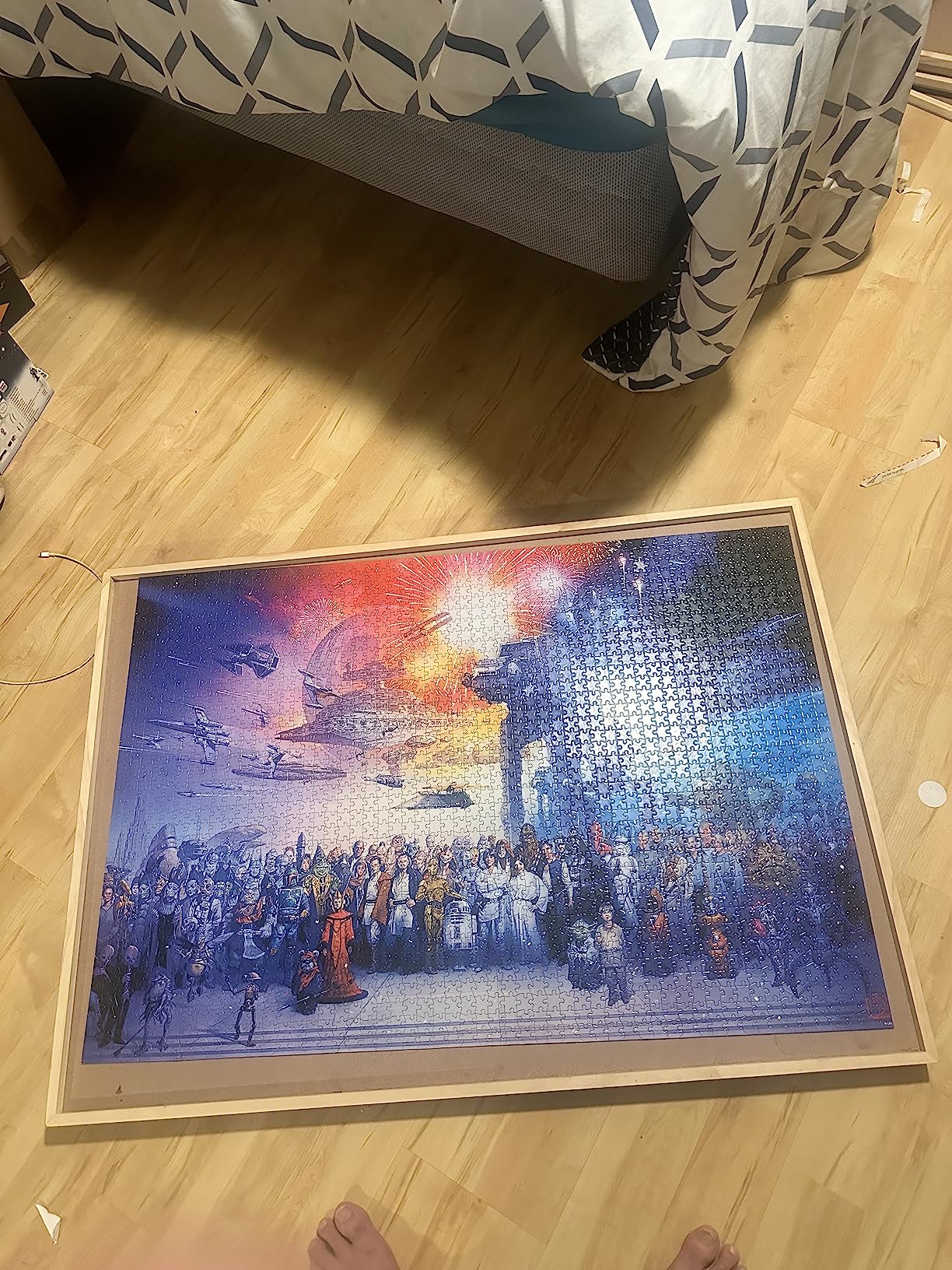 Buffalo Games Star Wars - You were the Chosen One - 2000 Piece Jigsaw Puzzle - 38.5 x 26.5 in - Challenging 2000 Piece Puzzles for Adults & Game Nights - Includes Full-Color Reference Poster customer photo 2