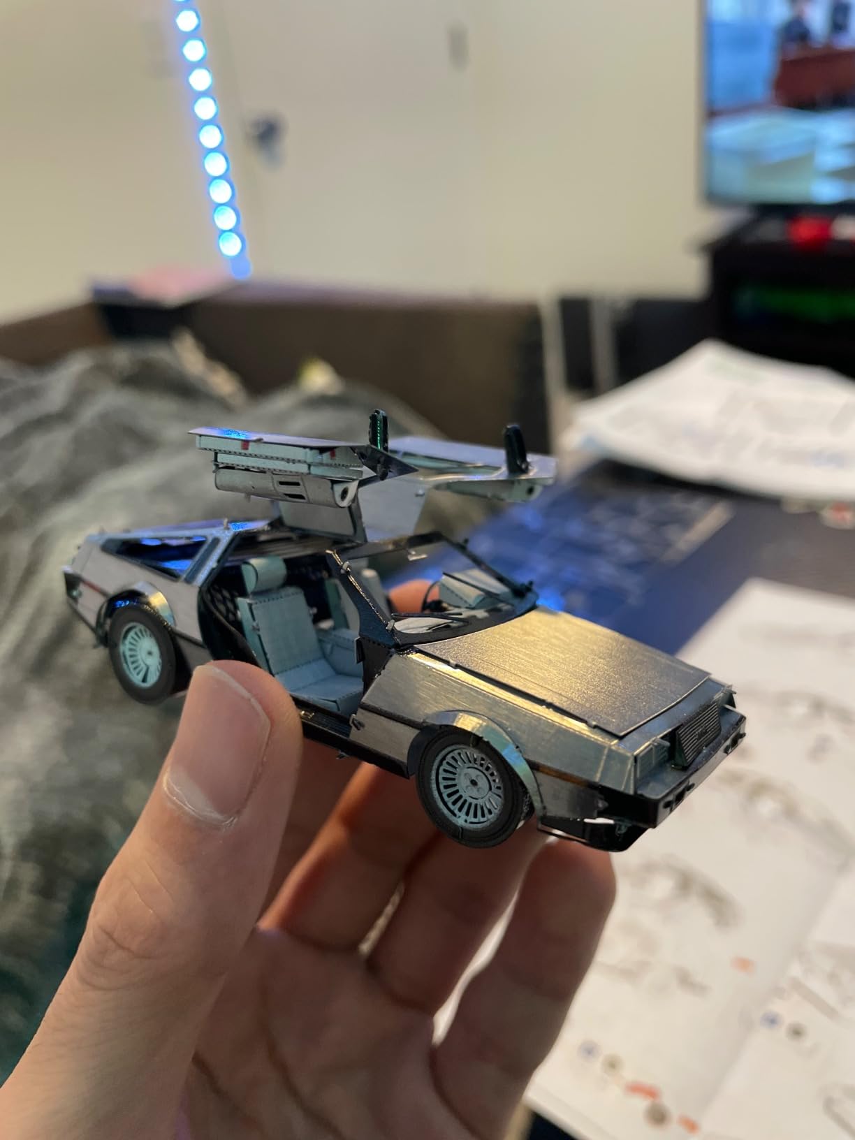Fascinations Metal Earth Delorean 3D Metal Model Kit customer photo 1