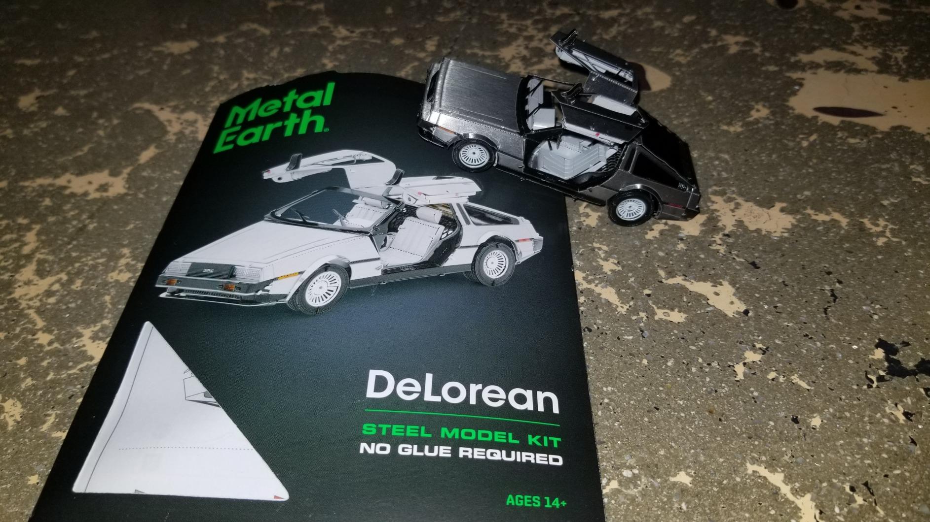Fascinations Metal Earth Delorean 3D Metal Model Kit customer photo 2