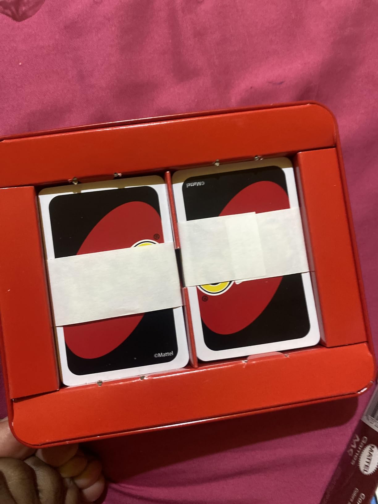 Mattel Games UNO Card Game for Kid, Adult & Family Nights & Parties, Travel & Vacations, Color Blind Accessible & Customizable Deck (Amazon Exclusive) customer photo 2