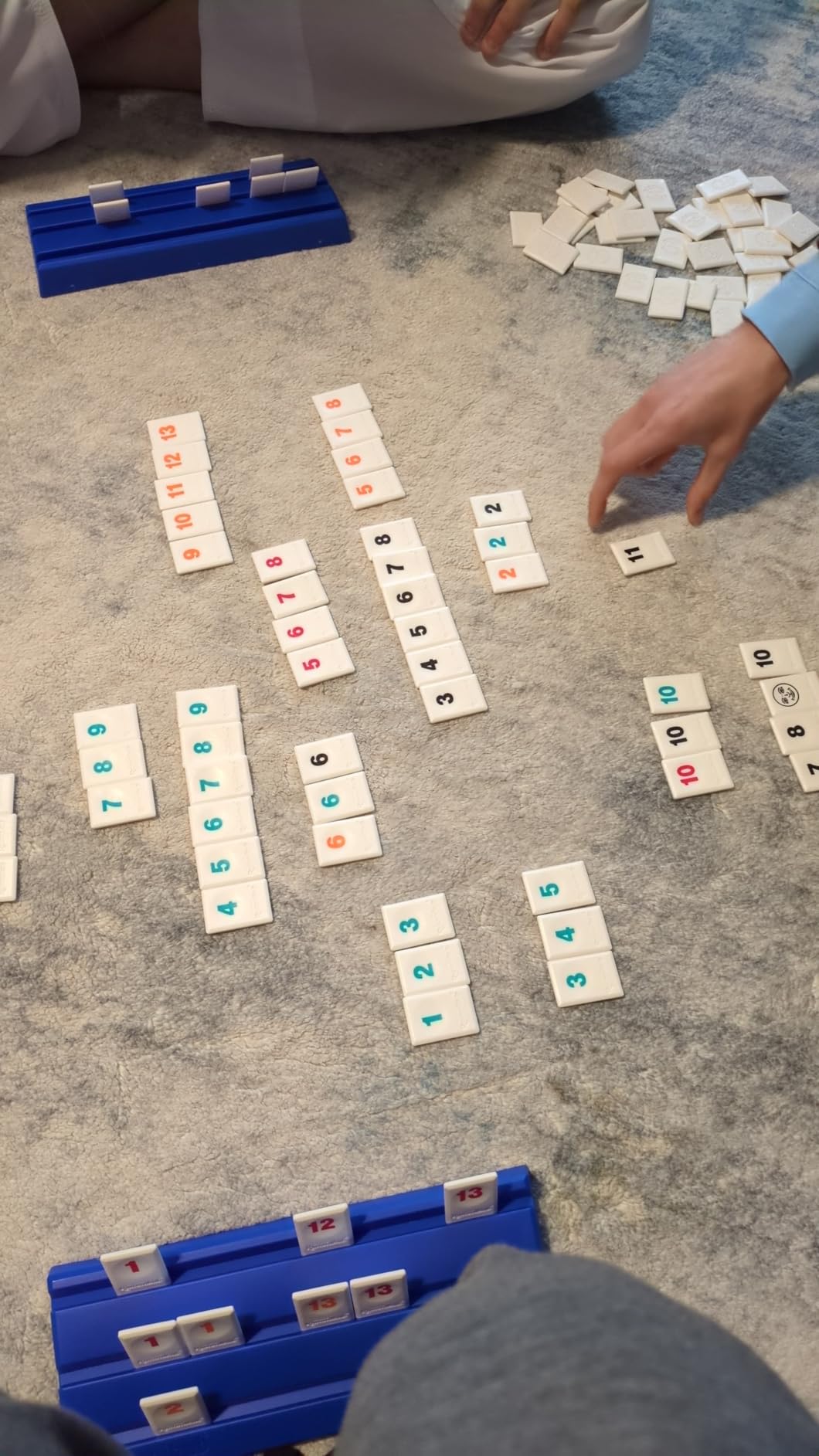 Rummikub Six Player Edition - The Classic Rummy Tile Game - More Tiles and More Players for More Fun! by Pressman, Blue customer photo 2