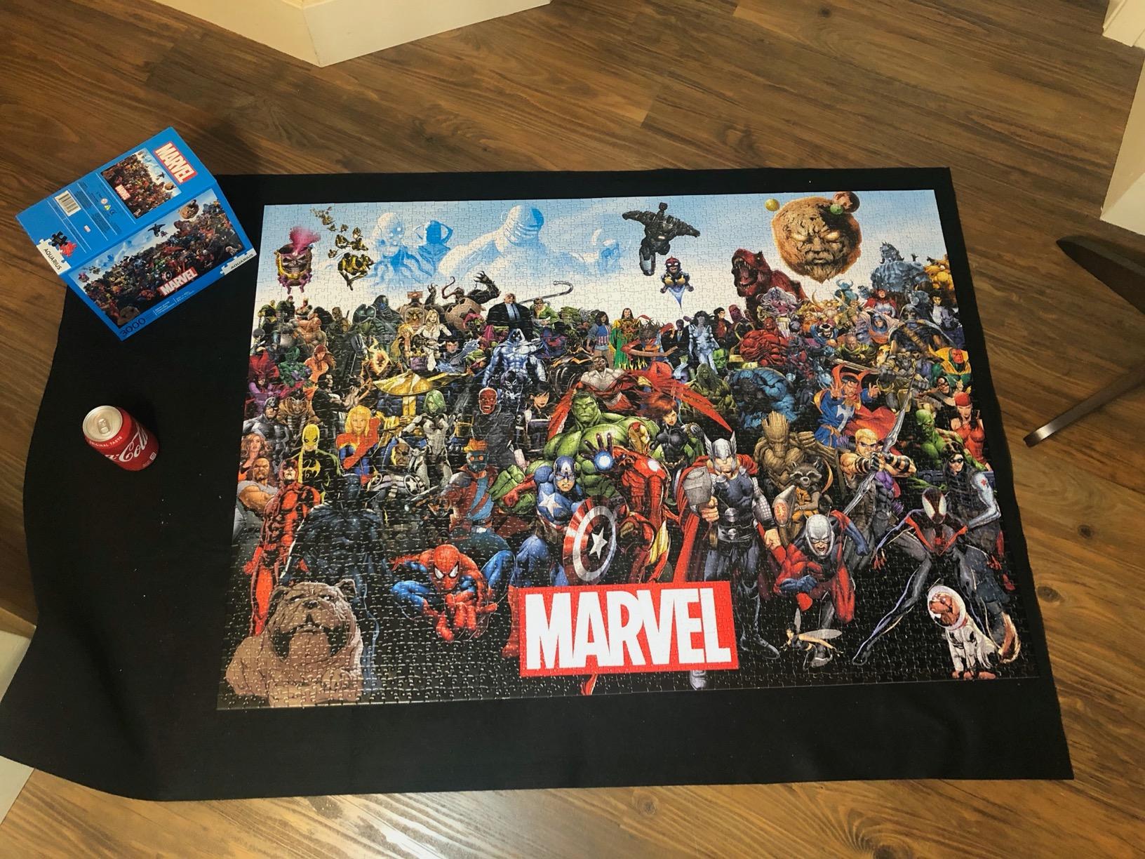Aquarius Marvel Puzzle Cast (3000 Piece Jigsaw Puzzle) - Officially Licensed Marvel Merchandise & Collectibles - Glare Free - Precision Fit - Virtually No Puzzle Dust - 32x45in customer photo 2