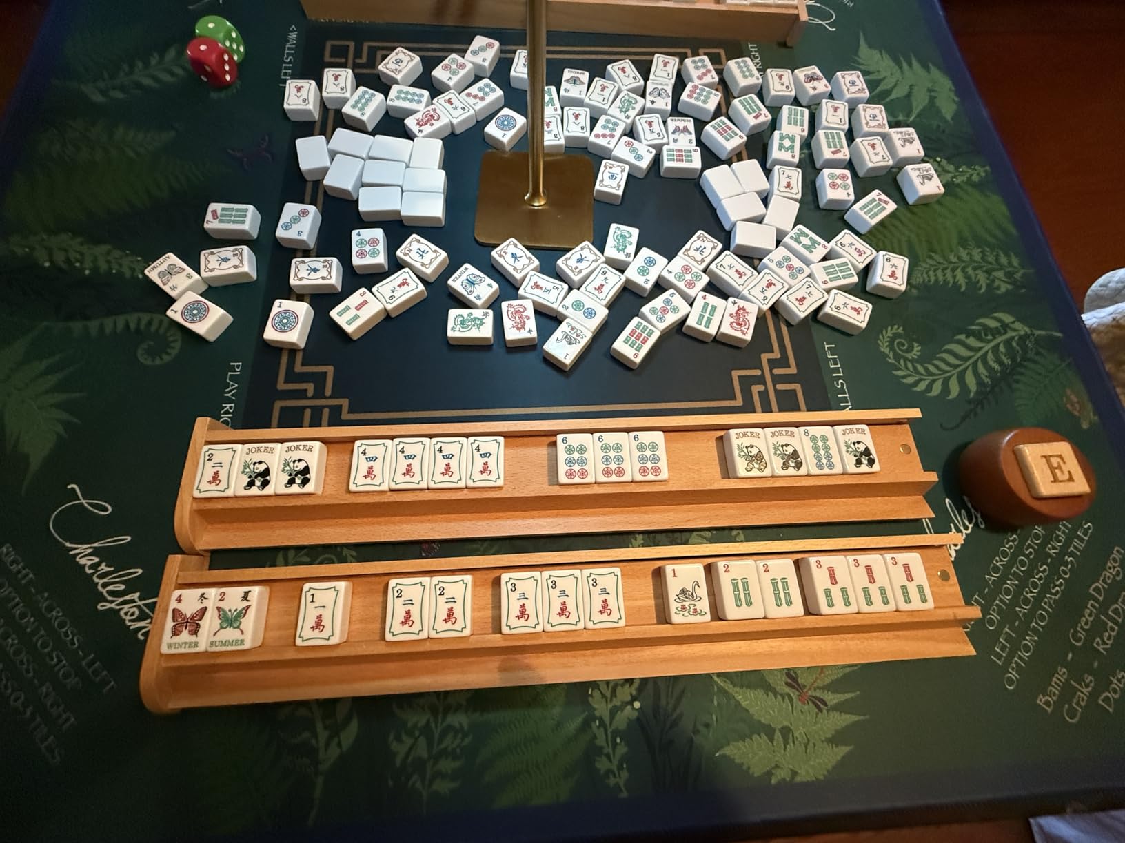 Linda Li New! - American Mahjong Set The Artisan Collection: Butterfly Series - in Black Poppy Soft Bag customer photo 1