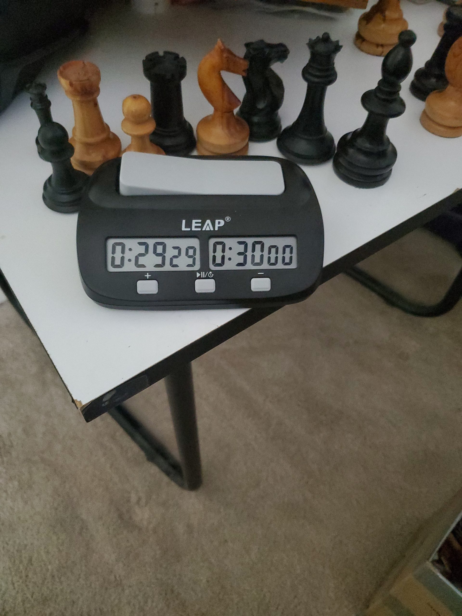 LEAP Chess Clock Fide Approved Digital Chess Timer Professional for Board Games Timer (Blue) customer photo 2