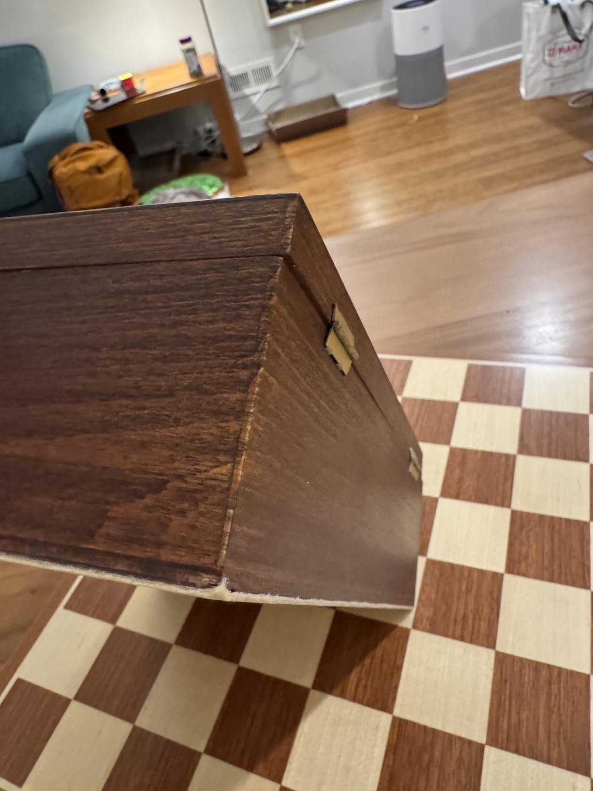 Wooden Storage Box/Case For Standard Size Chess Pieces - Chessmen Not Included customer photo 2