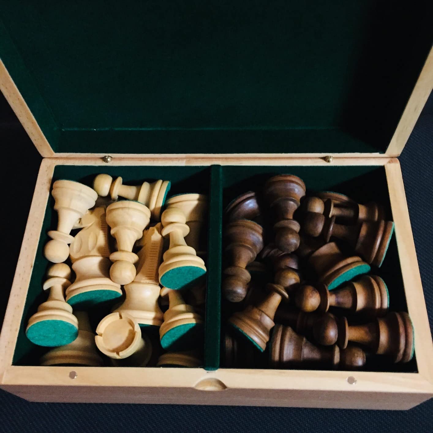 Wooden Storage Box For Standard Size Chess Pieces - Chess Box MUBA Standard customer photo 2