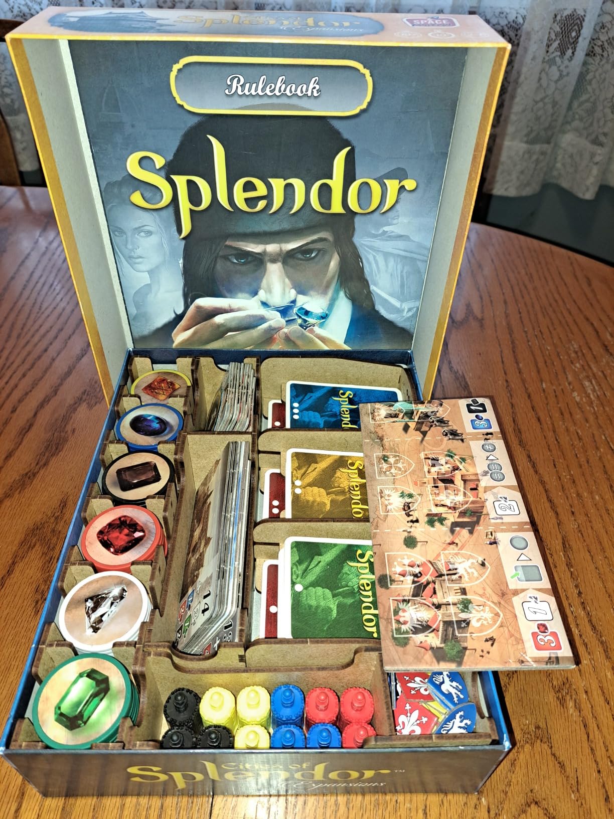 TowerRex Organizer for Splendor Board Game and Cities of Splendor Expansion, Storage Insert, Accessories Upgrade customer photo 1