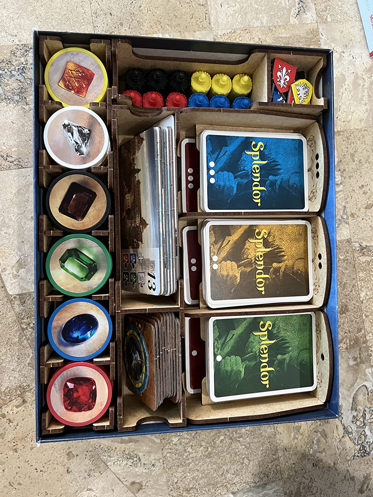 TowerRex Organizer for Splendor Board Game and Cities of Splendor Expansion, Storage Insert, Accessories Upgrade customer photo 2