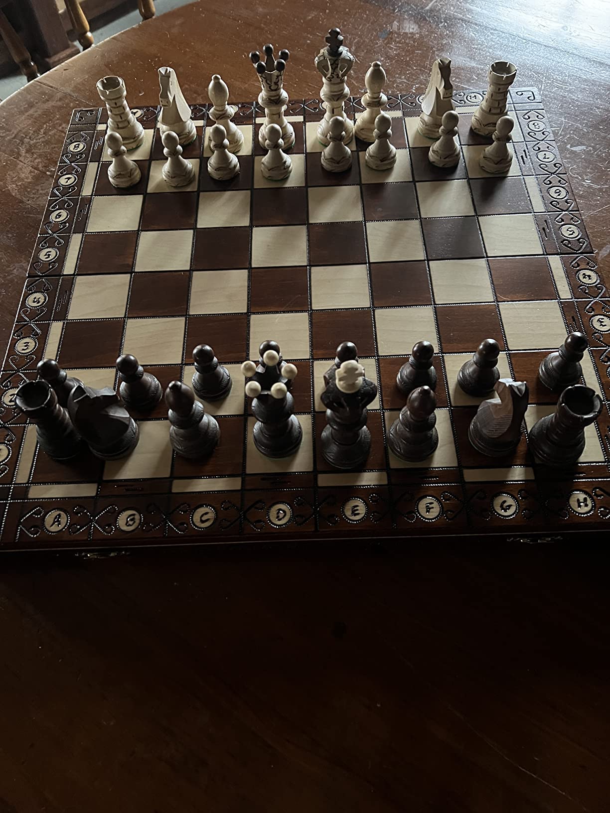 Handmade Chess Set European Ambassador with 21