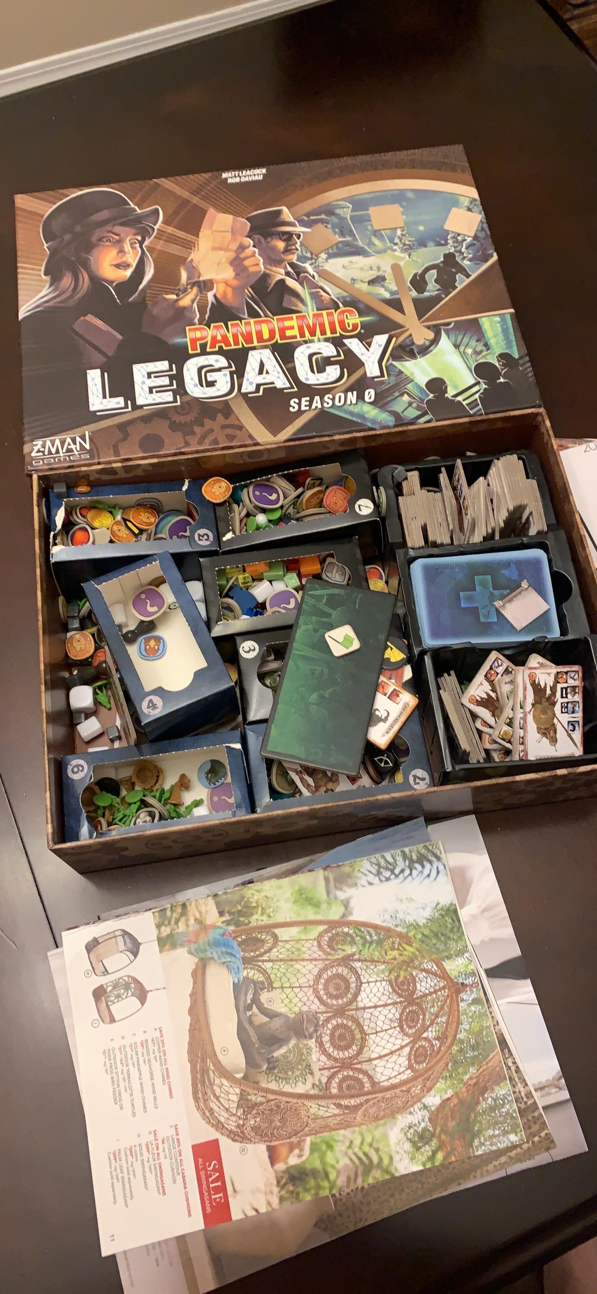 Pandemic Legacy Season 0 Board Game - Uncover Cold War Secrets and Save Humanity! Cooperative Strategy Game, Ages 14+, 2-4 Players, Made by Z-Man Games customer photo 1