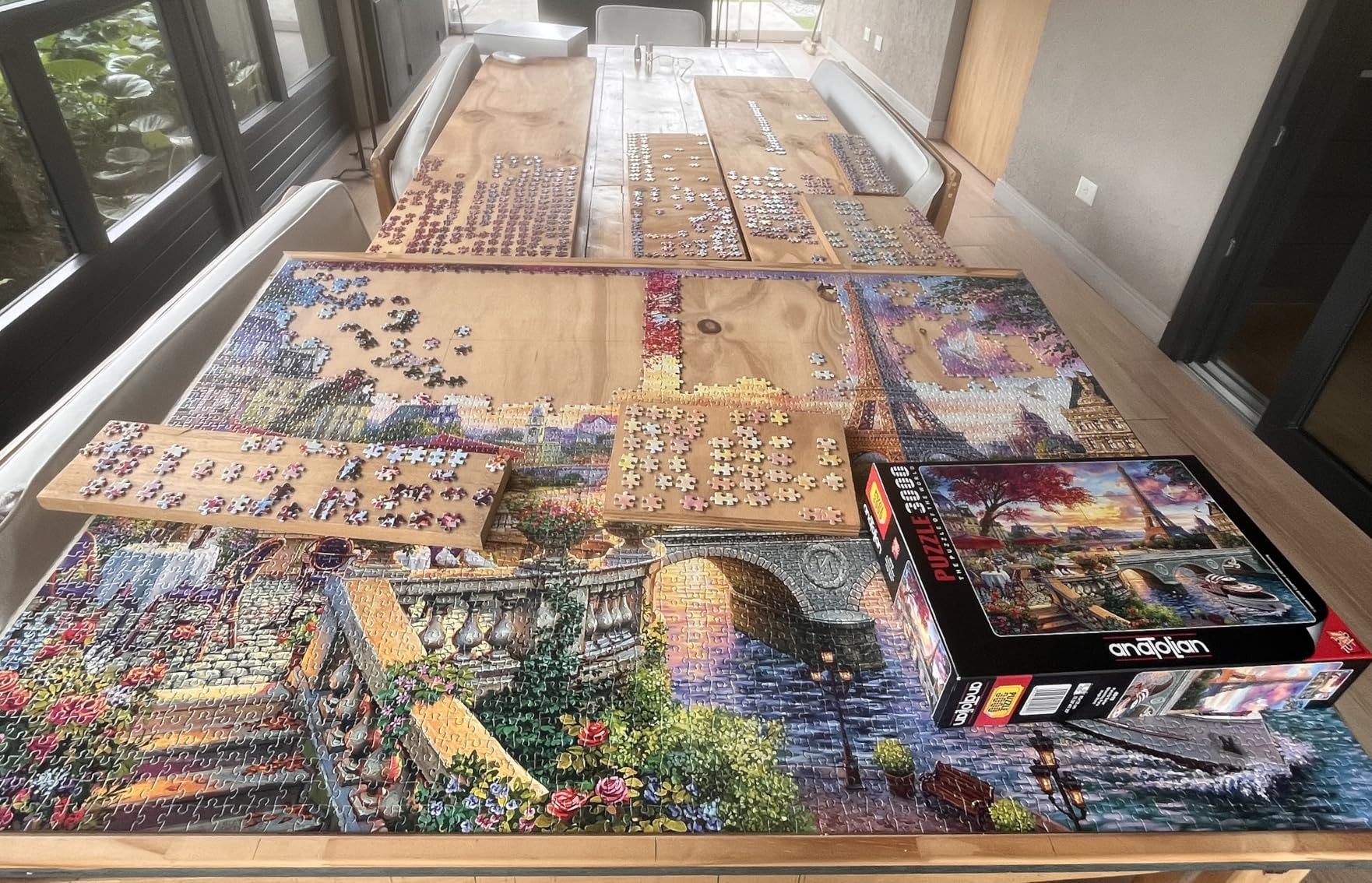 Anatolian Puzzle - Blooming Paris, 3000 Piece Jigsaw Puzzle #4919, Multicolor customer photo 1