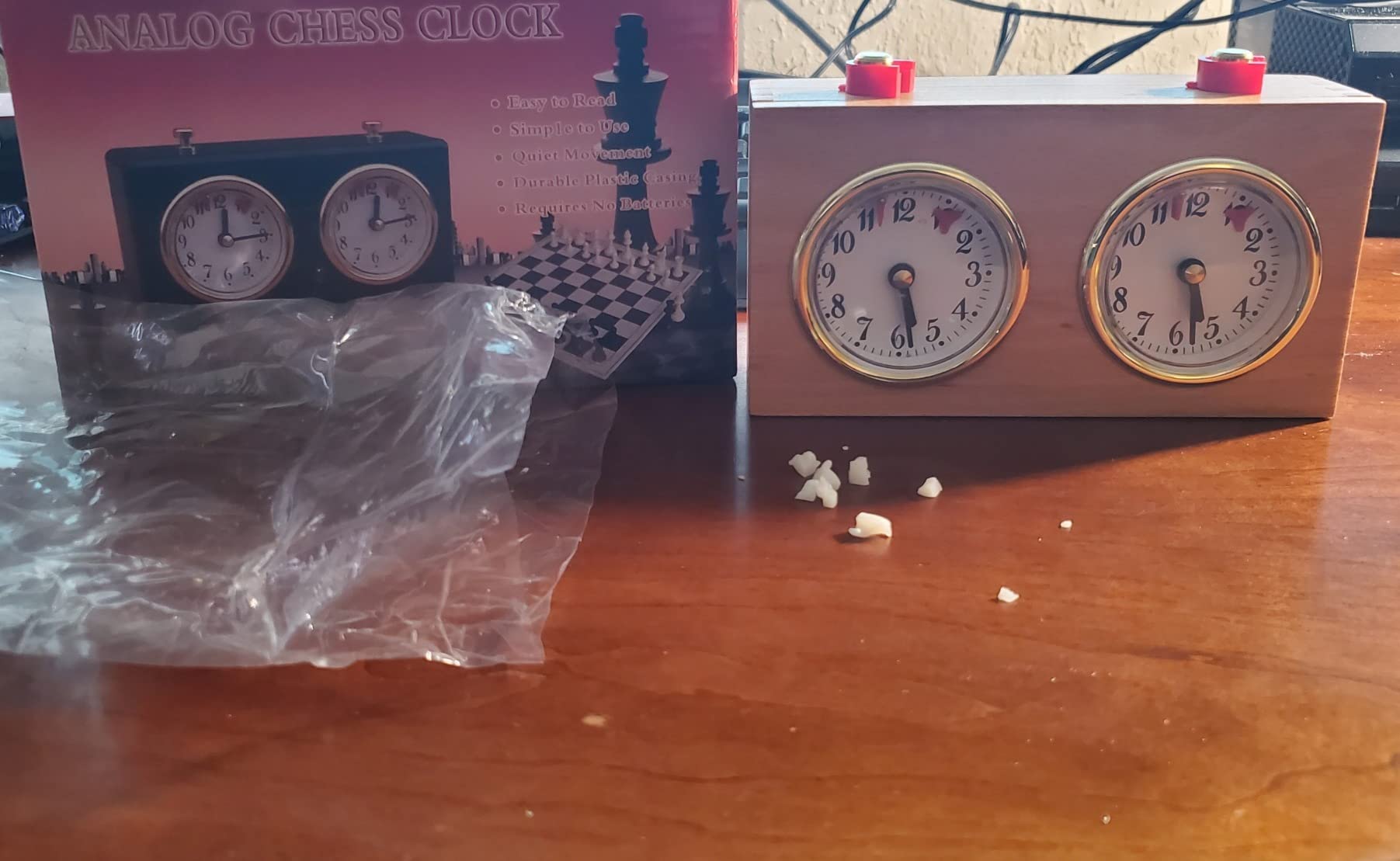 Professional Chess Clock Game Timer - International Analogue I-GO Count Up Count Down Timer, No Battery Needed customer photo 2