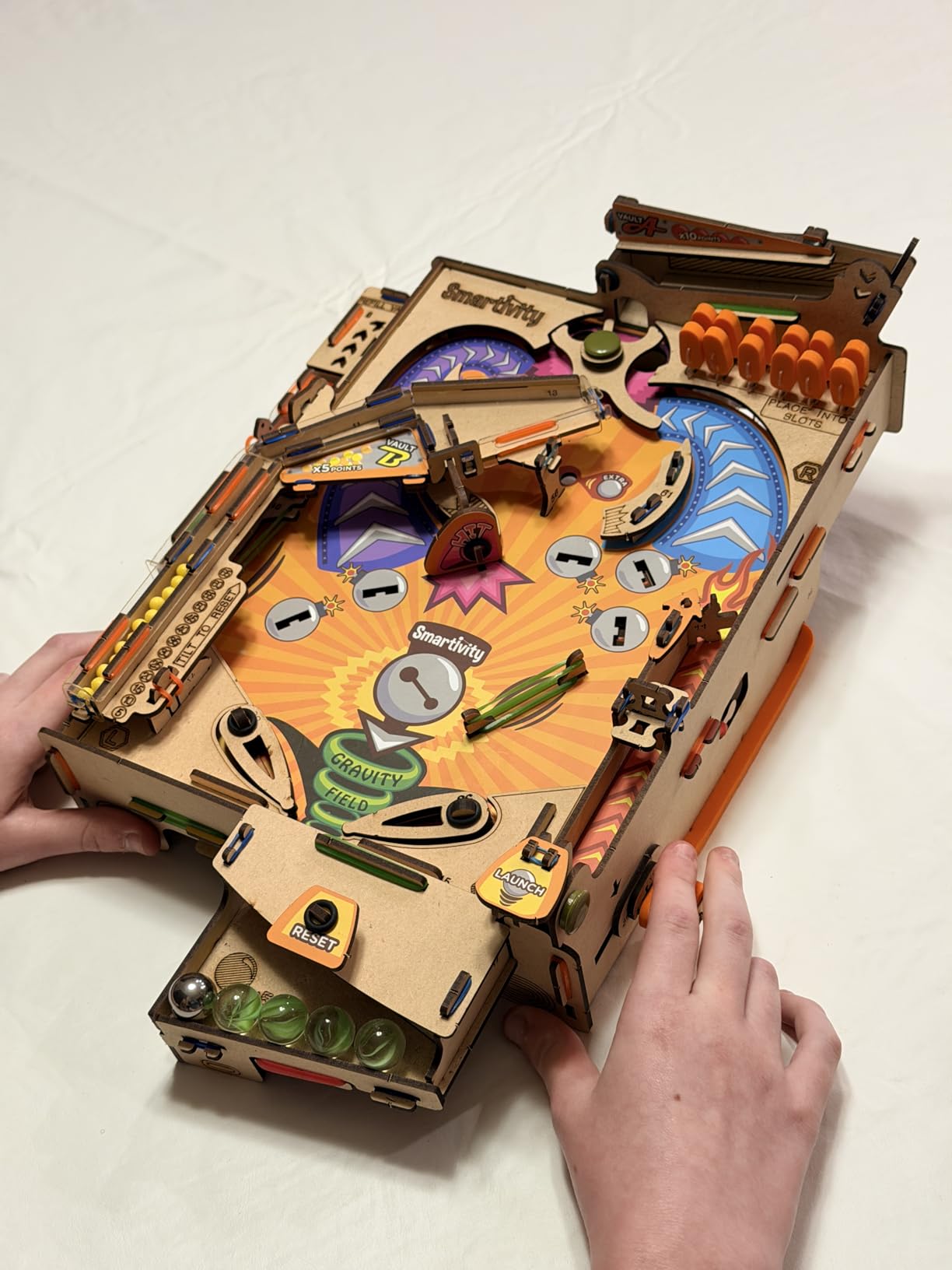 Smartivity DIY Pinball Machine for Kids 8-14 Years Old, Global Award Winning Arcade Game, Build Your Own Pinball, STEM Toy for Boys & Girls customer photo 1