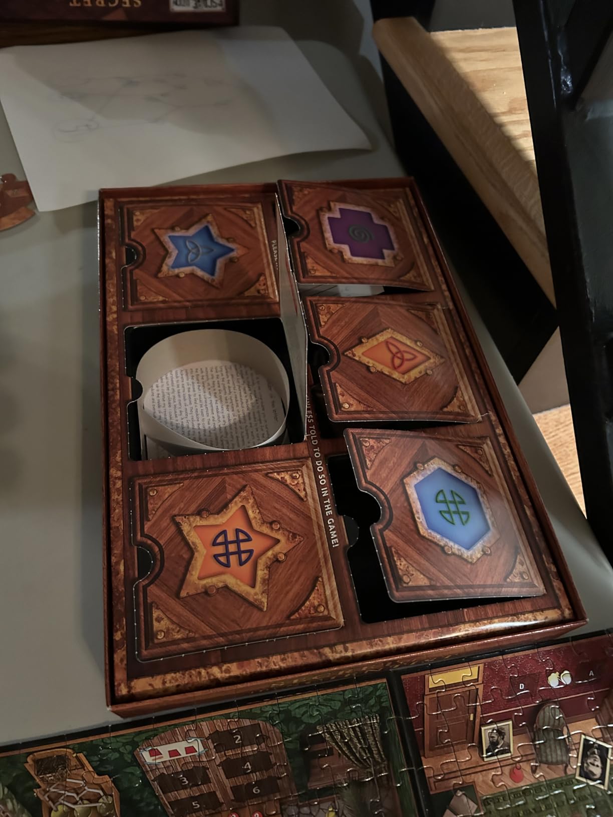 Escape Room: Puzzle Adventures - Secret of The Scientist Jigsaw Puzzle & Escape Room Board | 1-2 Players | Ages 16+ customer photo 1