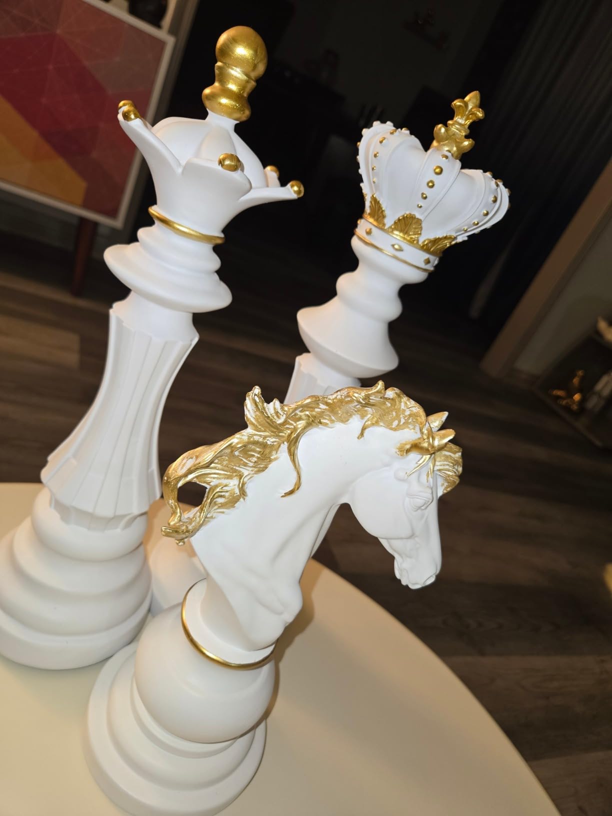 Navaris Chess Statue Decor Piece - 14.5