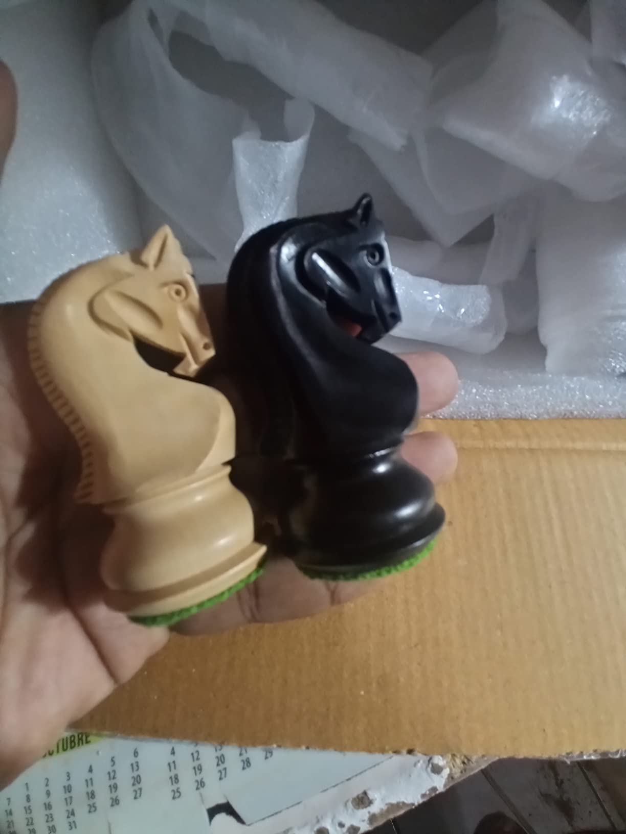 Russian Zagreb Chess Pieces Set Only - King 3.8