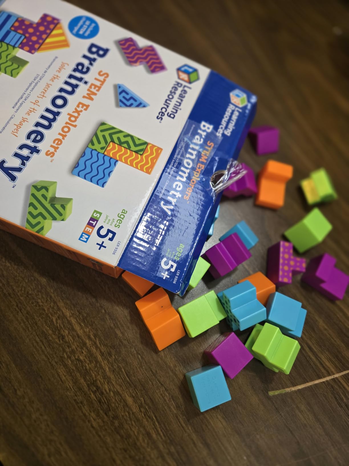 Learning Resources STEM Explorers Brainometry - 3D Puzzle Games for Kids, Kids Travel Games, Brain Teaser Puzzles, Pattern Memory Game, Brain Game Toys, Classroom Toys, 5 Year Old Boy and Girl Gifts customer photo 1