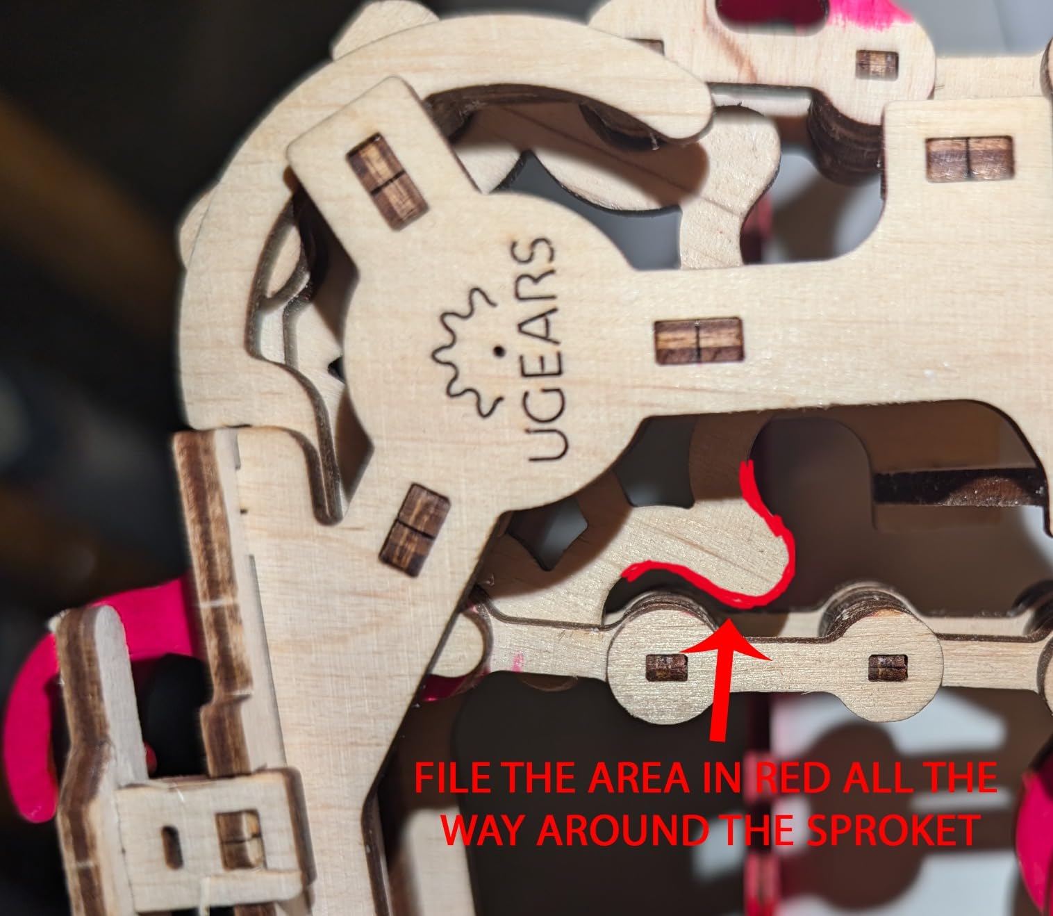 Marble Run Chain Hoist 3D Wooden Puzzles for Adults - Wooden Model Kits for Adult Models for Adults to Build Mechanical Engineering Kit Brain Teaser, Hobby Set customer photo 1