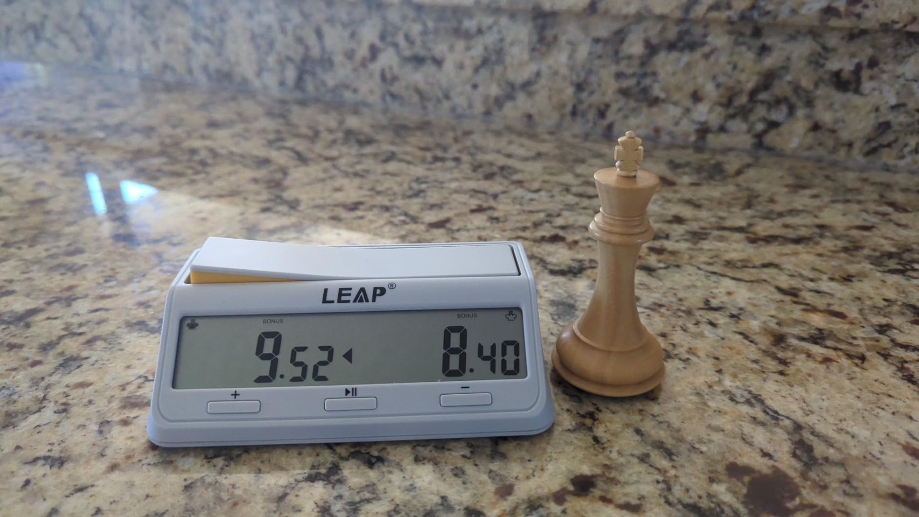 LEAP Chess Clock Digital Chess Timer Advanced with 9921 Updated Byo-yomi Bonus & Delay (Grey) customer photo 2