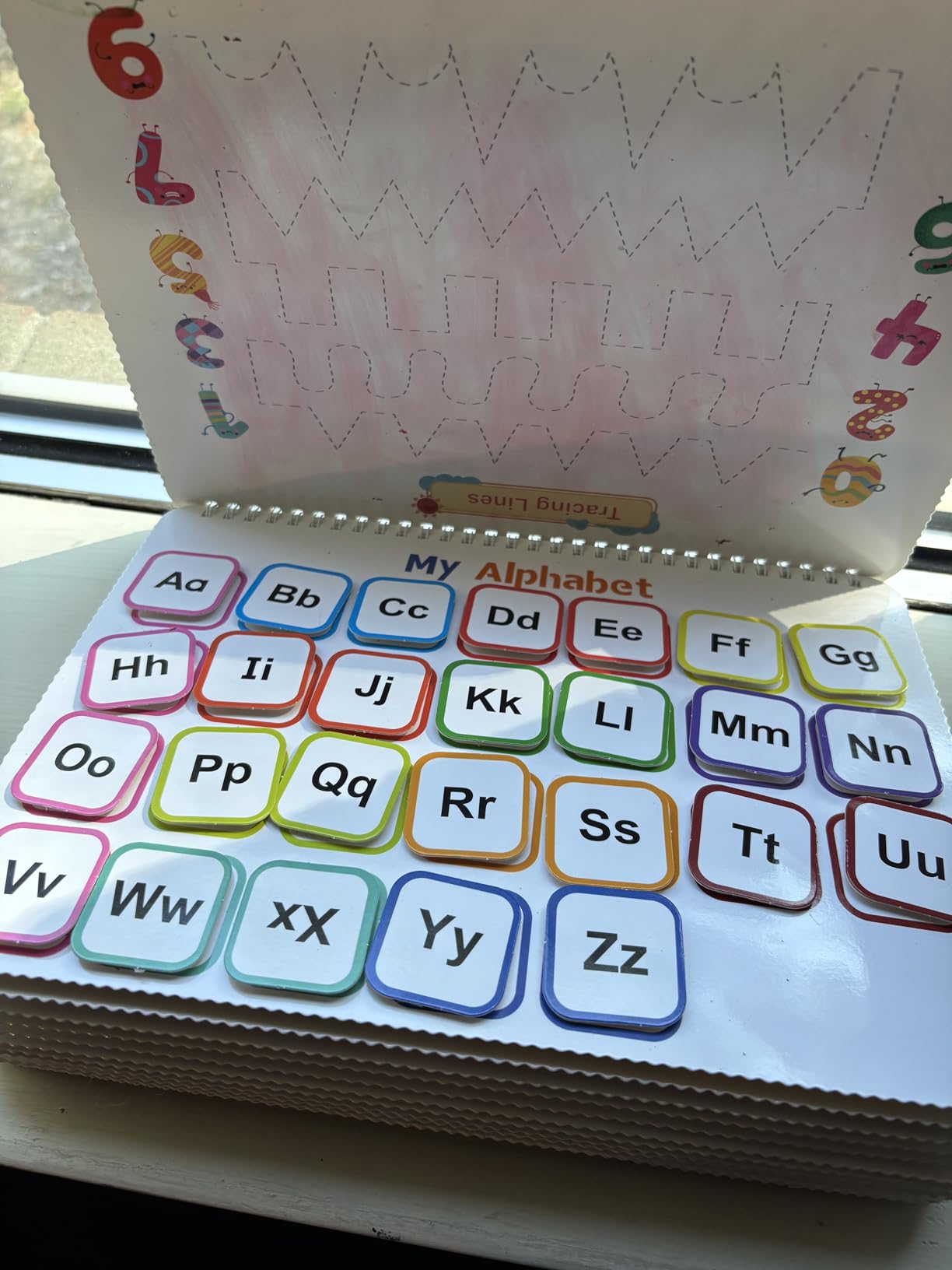 Huijing Montessori Preschool Learning Activities Busy Book - Workbook Activity Binder / Toys for Toddlers, Autism Learning Materials and Tracing Coloring Book customer photo 2