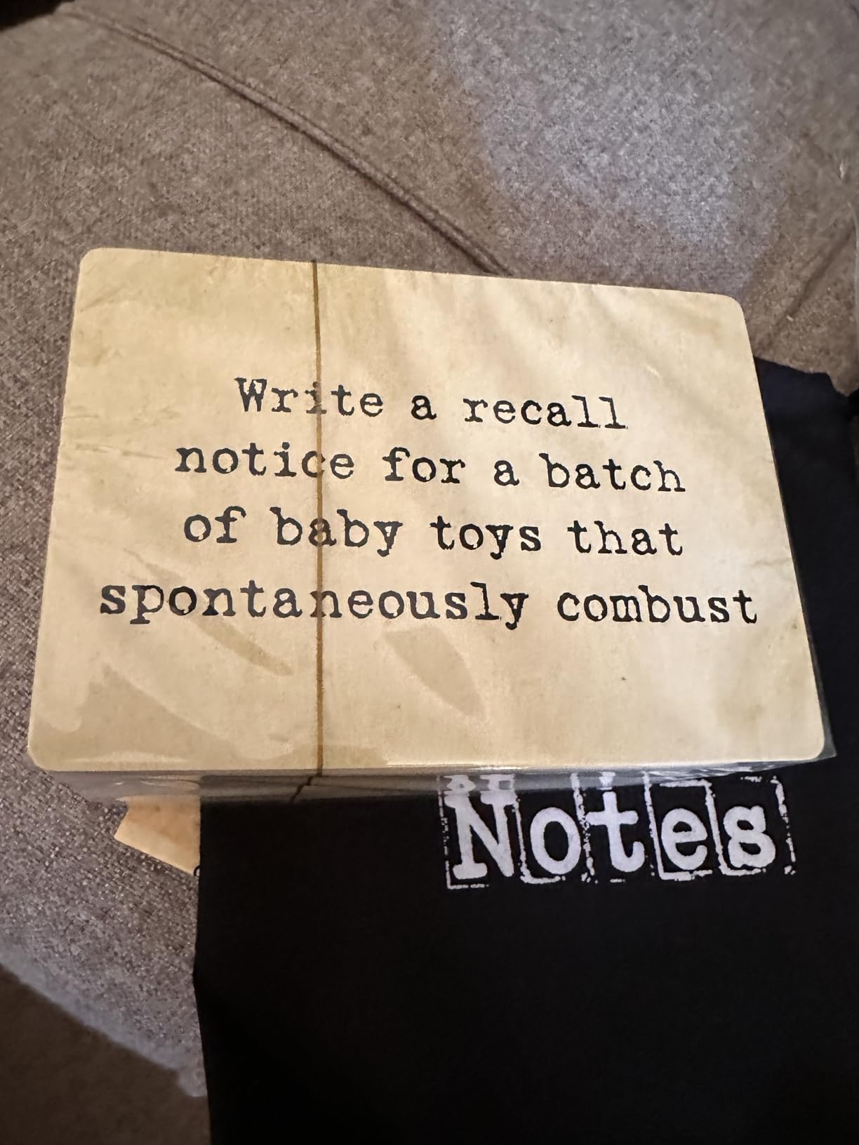 Ransom Notes - The Ridiculous Word Magnet Party Game, 3+ Players customer photo 2