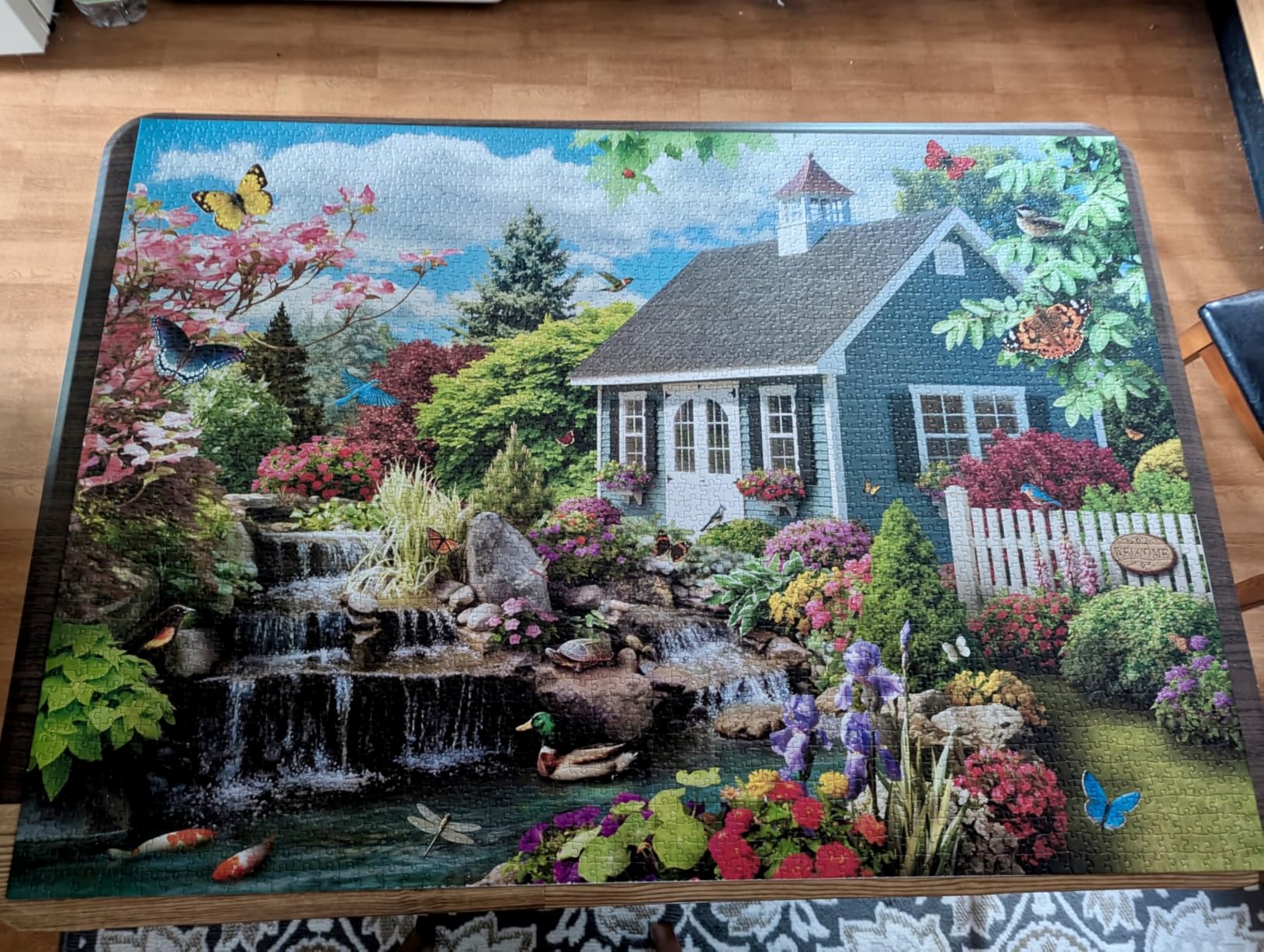 Bits and Pieces - 3000 Piece Jigsaw Puzzle for Adults - Dream Landscape - Spring Scene Jigsaw Puzzle by Artist Alan Giana, Completed Puzzle Size: 32