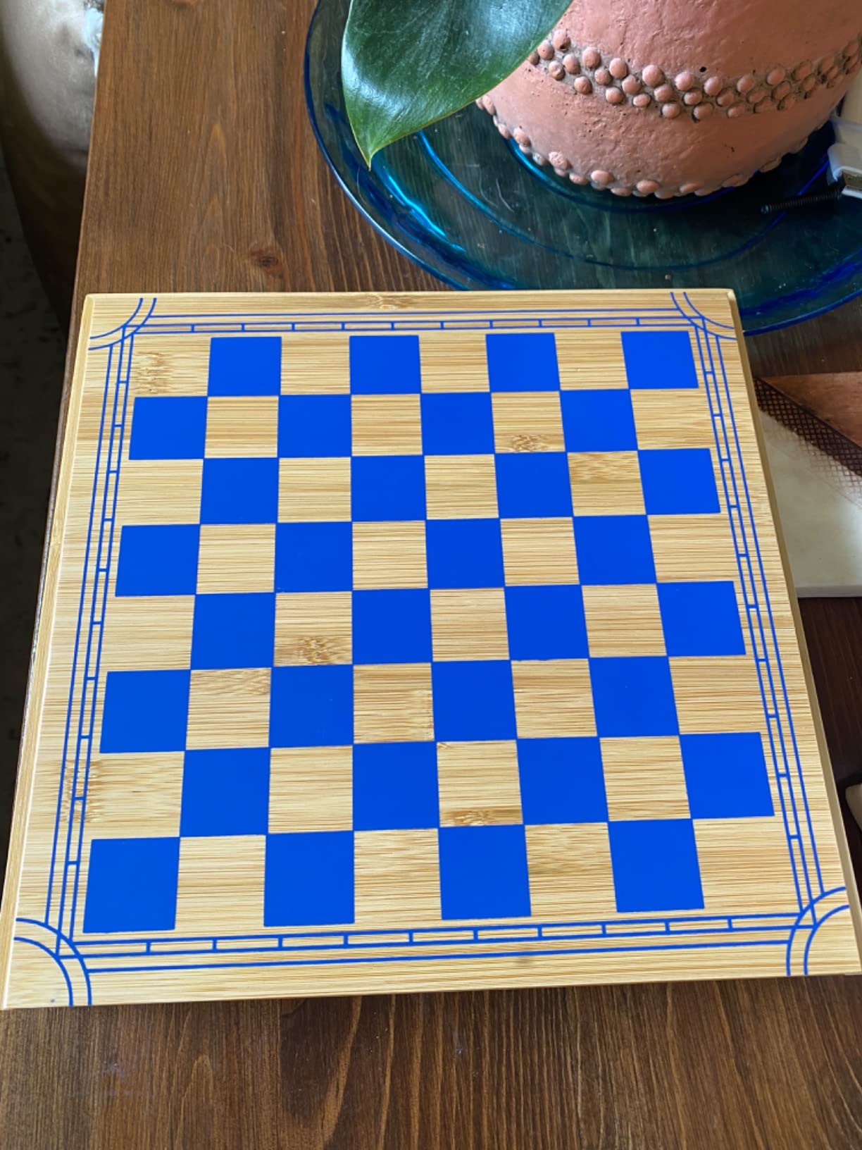 Mindful Classics, Chess Checkers Board Game Set with Bamboo Wooden Box Family Board Games Eco-Friendly Gift, for Adults and Kids Ages 8 and up customer photo 1