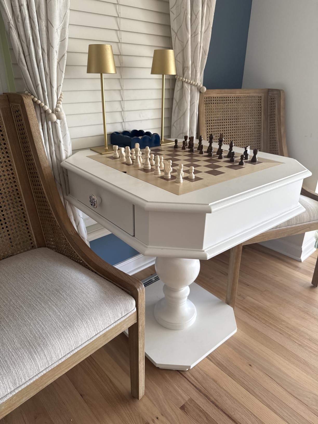 Acme Galini 2-Drawer Wooden Game Table in Black customer photo 1