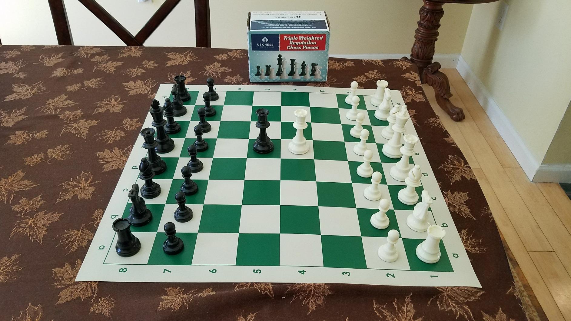 The House of Staunton Regulation Vinyl Tournament Chess Board - 2.25