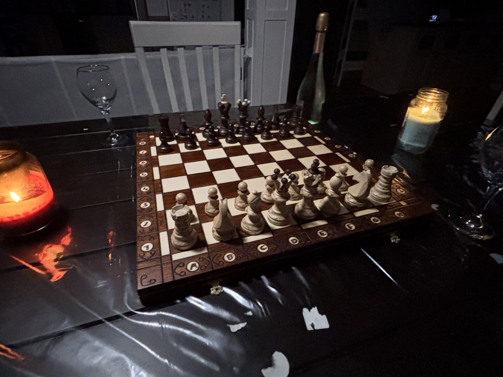 Beautiful Handcrafted Wooden Chess Set with Wooden Board and Handcrafted Chess Pieces -1-2 Players, Gift idea Products (21