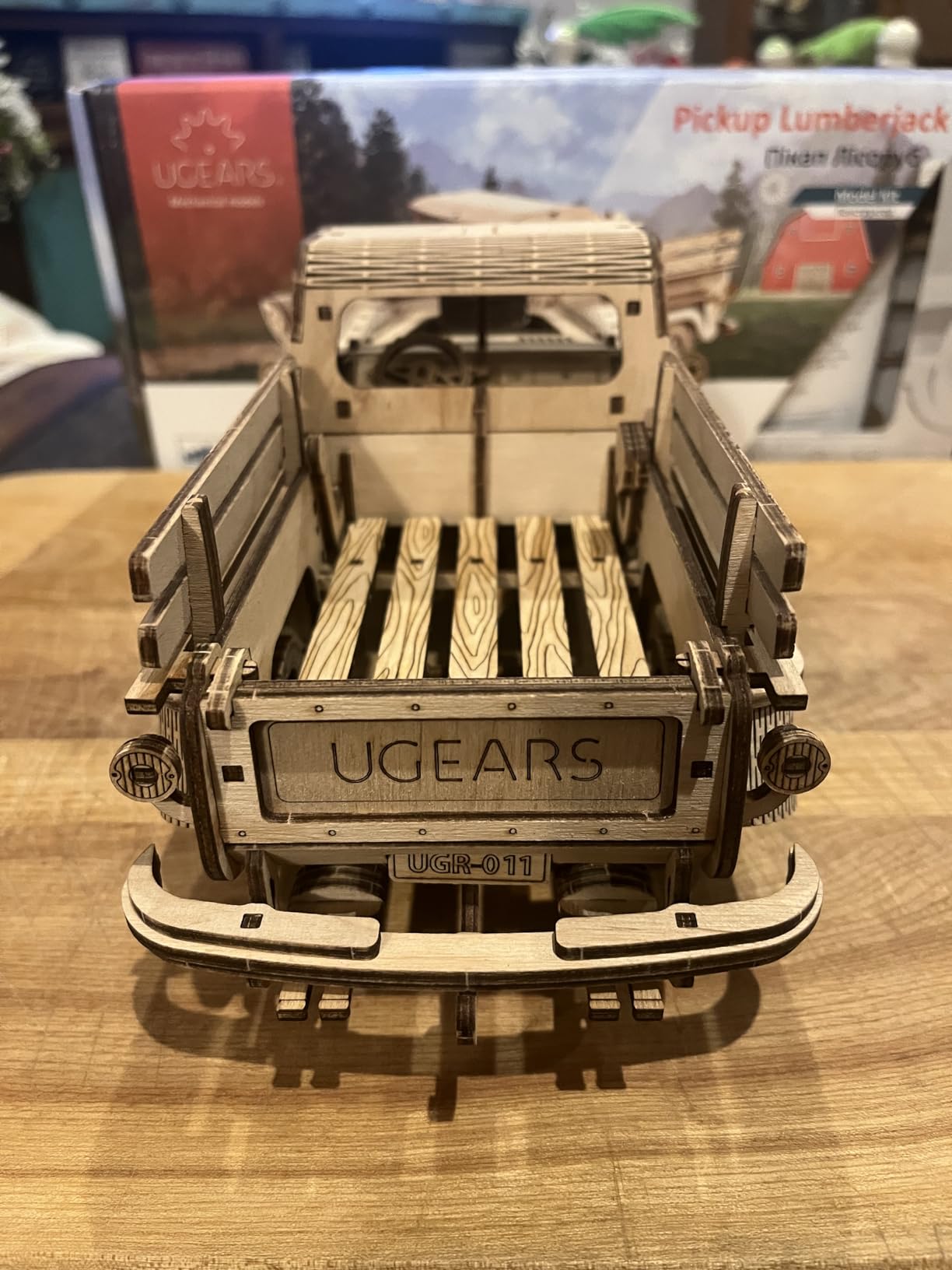 UGEARS Wooden 3D Puzzles for Adults - Pickup Lumberjack Model Car Kits 3D Puzzle Adult Crafts - Mechanical Wooden Model Kits for Adults Retro Chevrolet 3100 Inspired customer photo 2