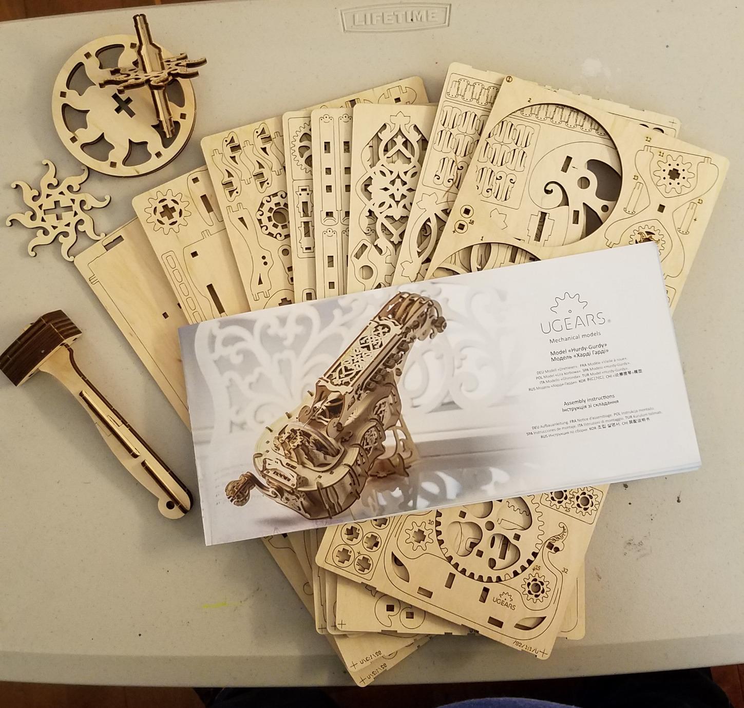 UGEARS Celesta 3D Mechanical Puzzle 3D Wooden Puzzles for Adults - Wooden Model Kits for Adults Musical Instruments for Adult Piano, Music Box and Xylophon Brain Teaser, Hobby Set customer photo 1