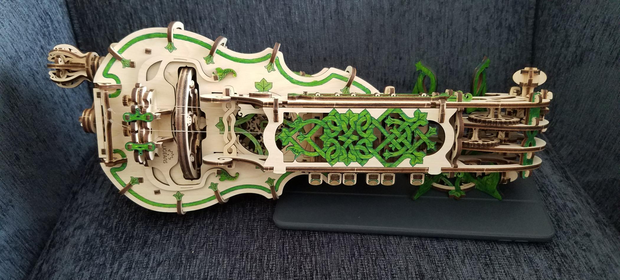 UGEARS Celesta 3D Mechanical Puzzle 3D Wooden Puzzles for Adults - Wooden Model Kits for Adults Musical Instruments for Adult Piano, Music Box and Xylophon Brain Teaser, Hobby Set customer photo 2