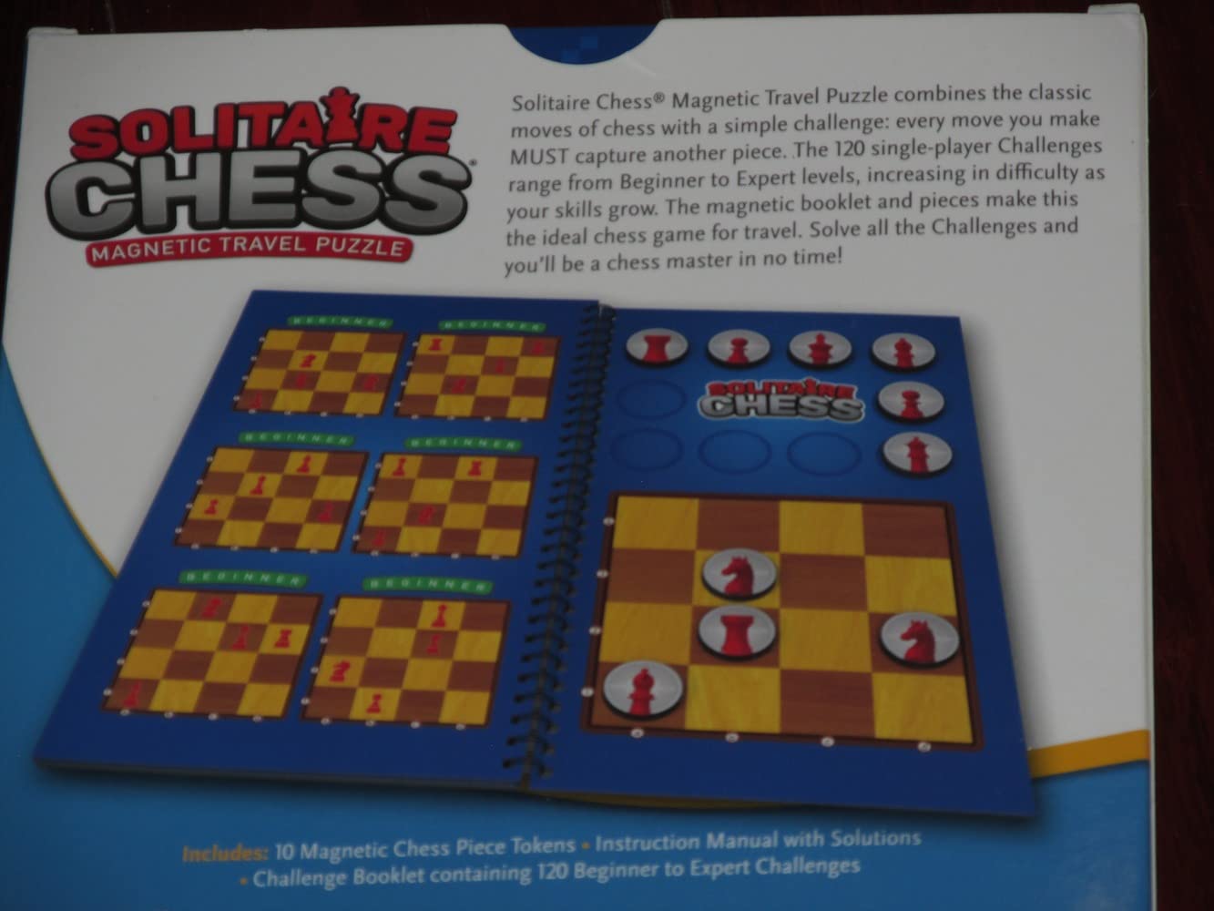 ThinkFun Solitaire Chess Magnetic Travel Puzzle - Engaging Logic Game & STEM Toy for Kids & Adults | Enhances Problem-Solving & Strategic Thinking | Ideal for Age 8 and Up | Travel-Friendly Design customer photo 1