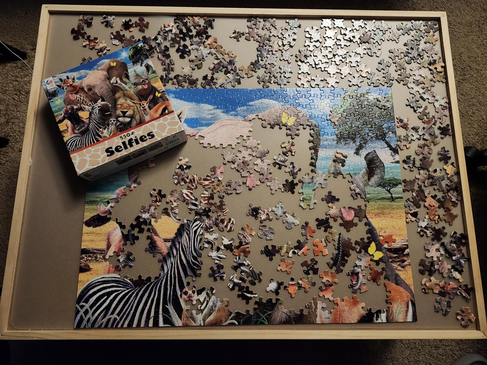 Yacona Puzzle Board 1500 Pieces, 34.3
