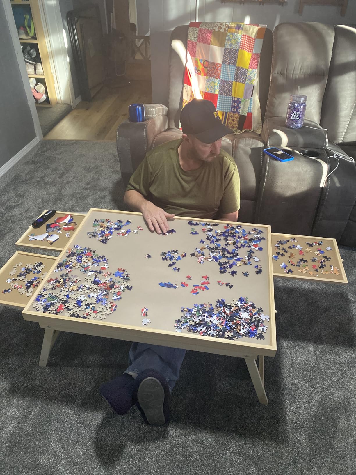 Yacona Puzzle Board 1500 Pieces, 34.3