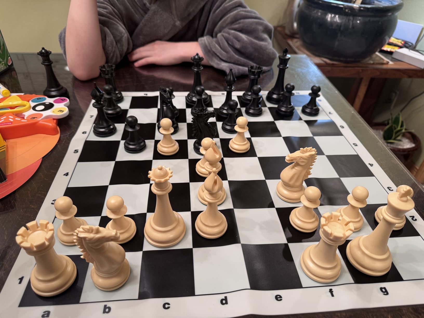 Best Chess Set Ever 3X Tournament Modern Chess Set with Weighted Staunton Pieces, 20x20 Double-Sided Silicone Board, Strategy Guide and Storage Bags for Adults & Kids customer photo 1