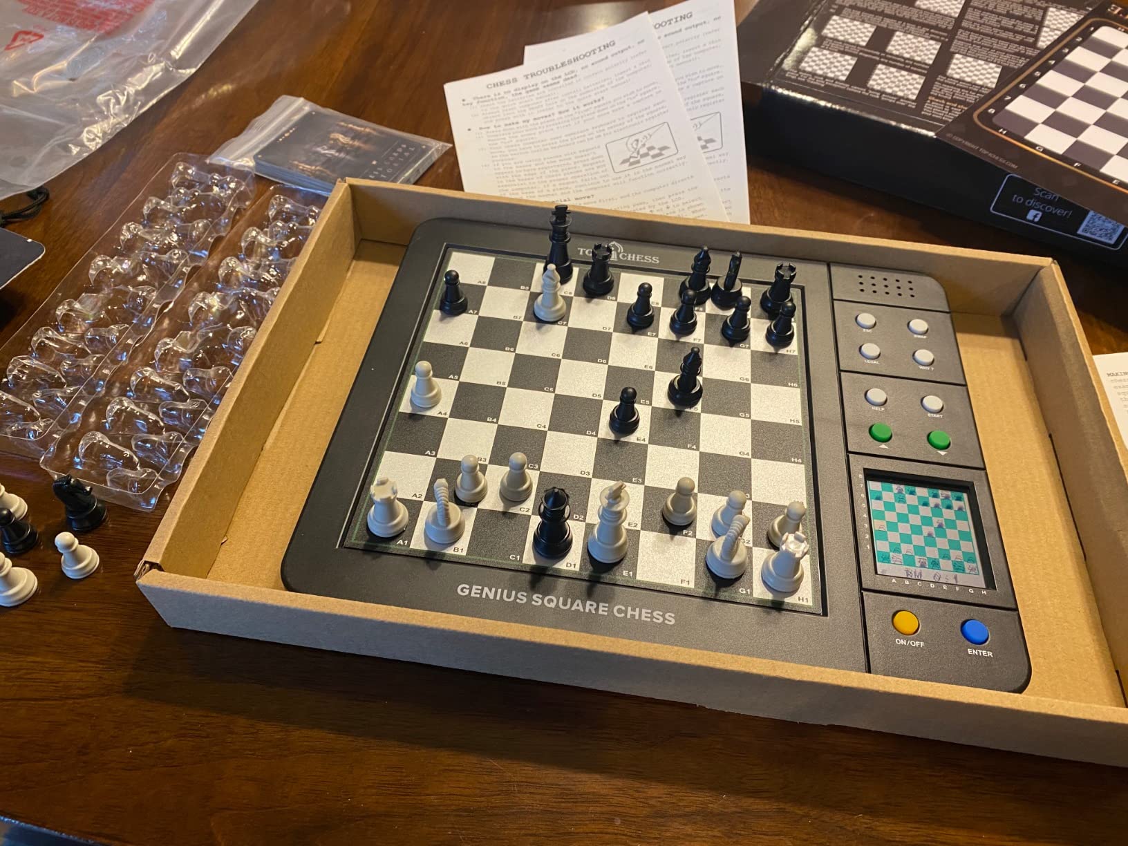 TOP 1 CHESS Board Electronic Chess Games, Talking Coach Electronic Chess Board with Multi-Level Skills, Best Electronic Chess Set for Players of All Levels Ages Kids and Adults customer photo 1