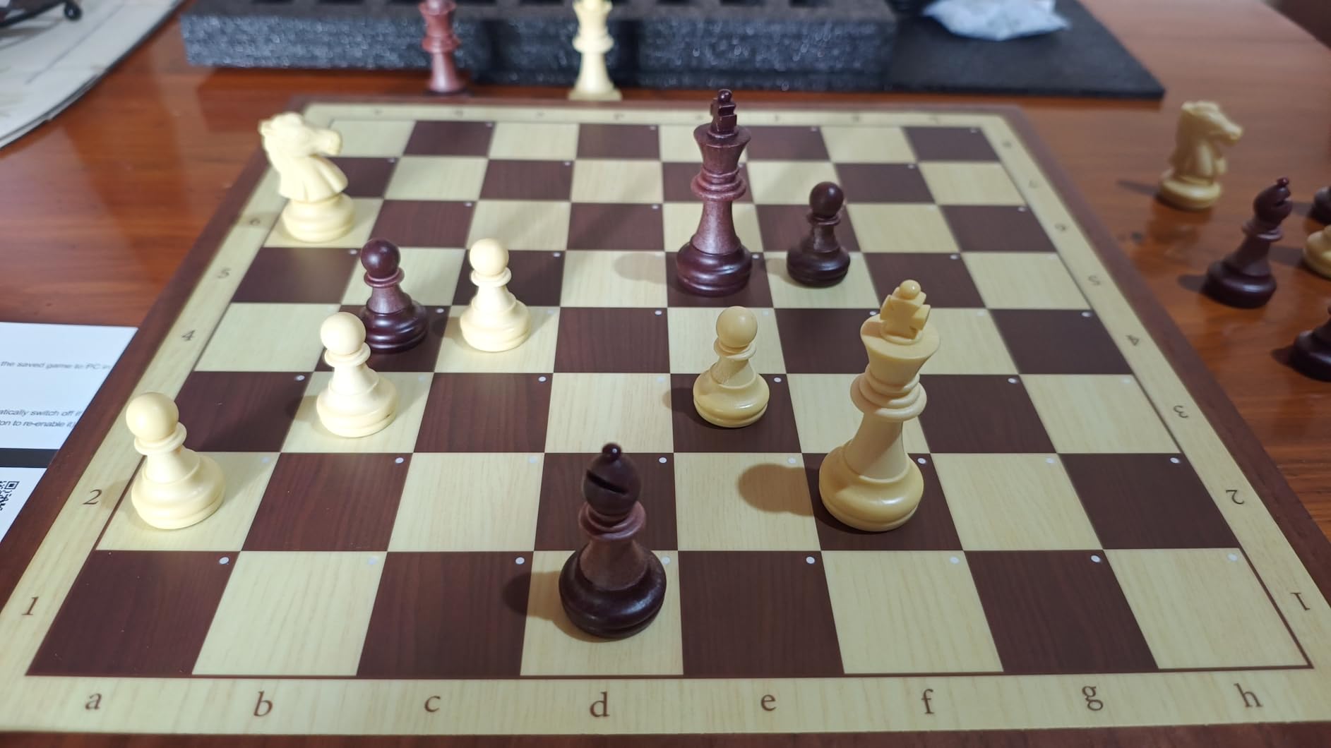 Chessnut Air Electronic Chess Board with AI -- Handcrafted Wooden Board, LED Indicators, Adaptive Difficulty, Full Piece Recognition -- Play Online on Major Chess Platforms customer photo 1